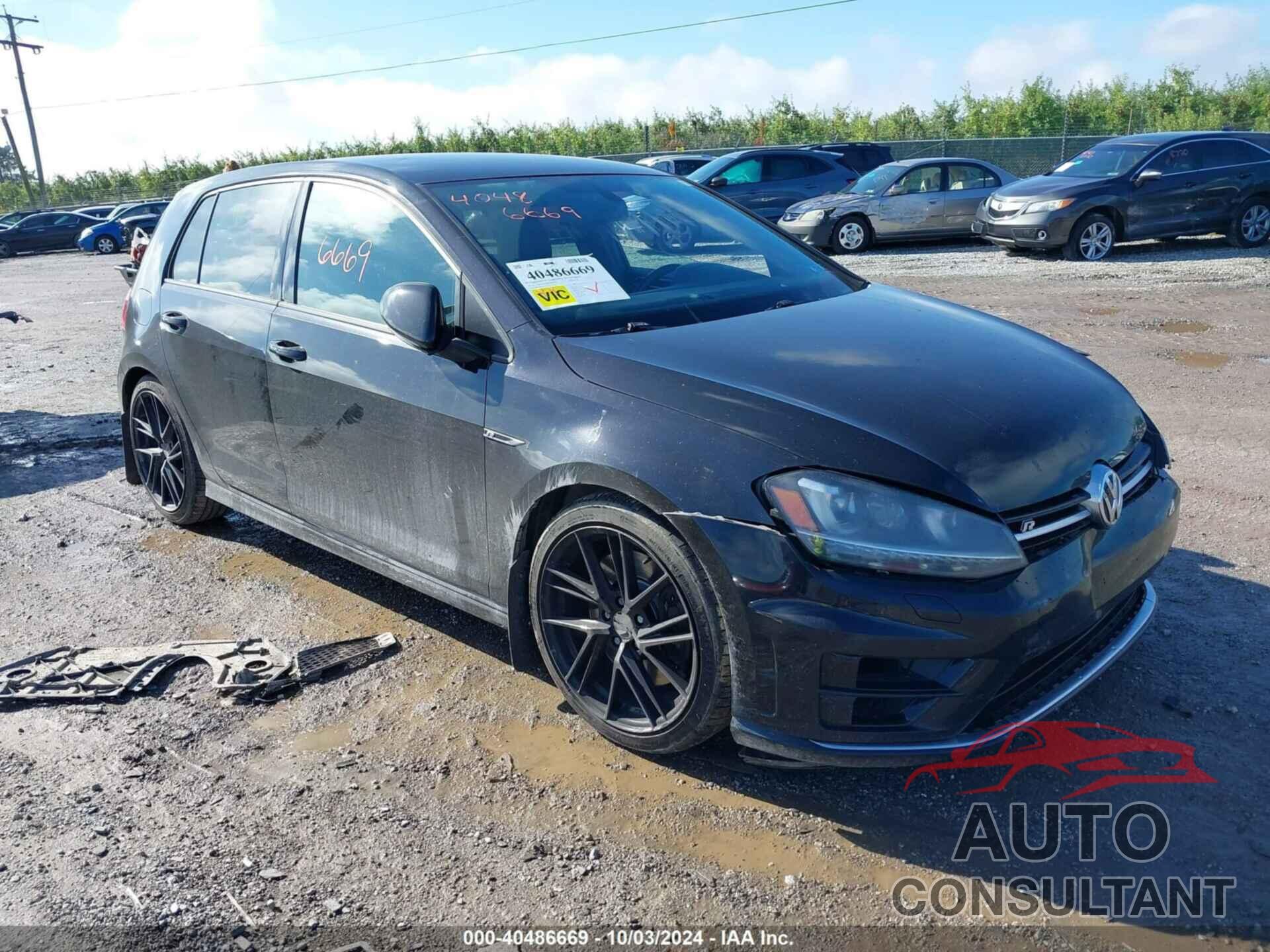 VOLKSWAGEN GOLF R 2016 - WVWUF7AU1GW217672