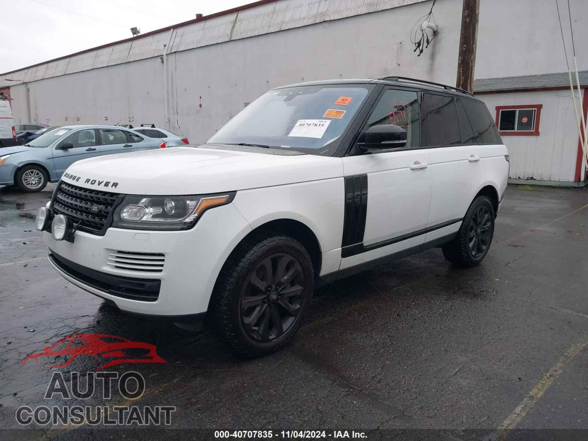 LAND ROVER RANGE ROVER 2017 - SALGS2FVXHA375089