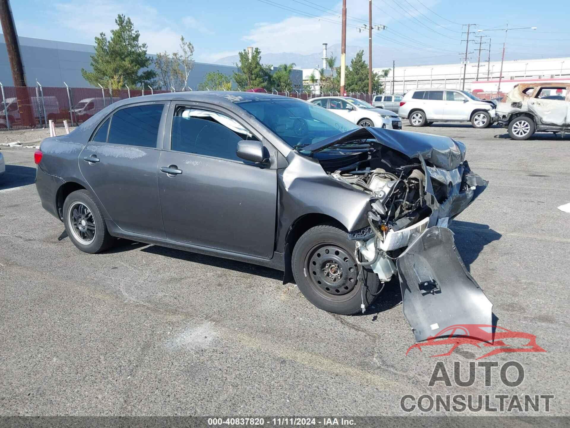 TOYOTA COROLLA 2009 - JTDBL40E59J004037