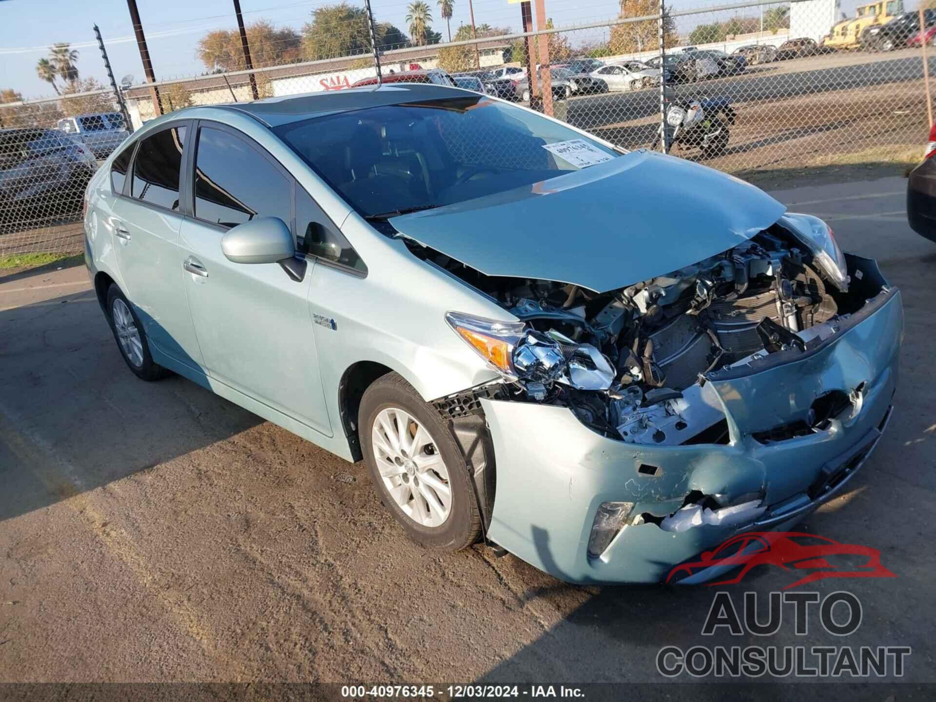 TOYOTA PRIUS PLUG-IN 2012 - JTDKN3DP5C3022713