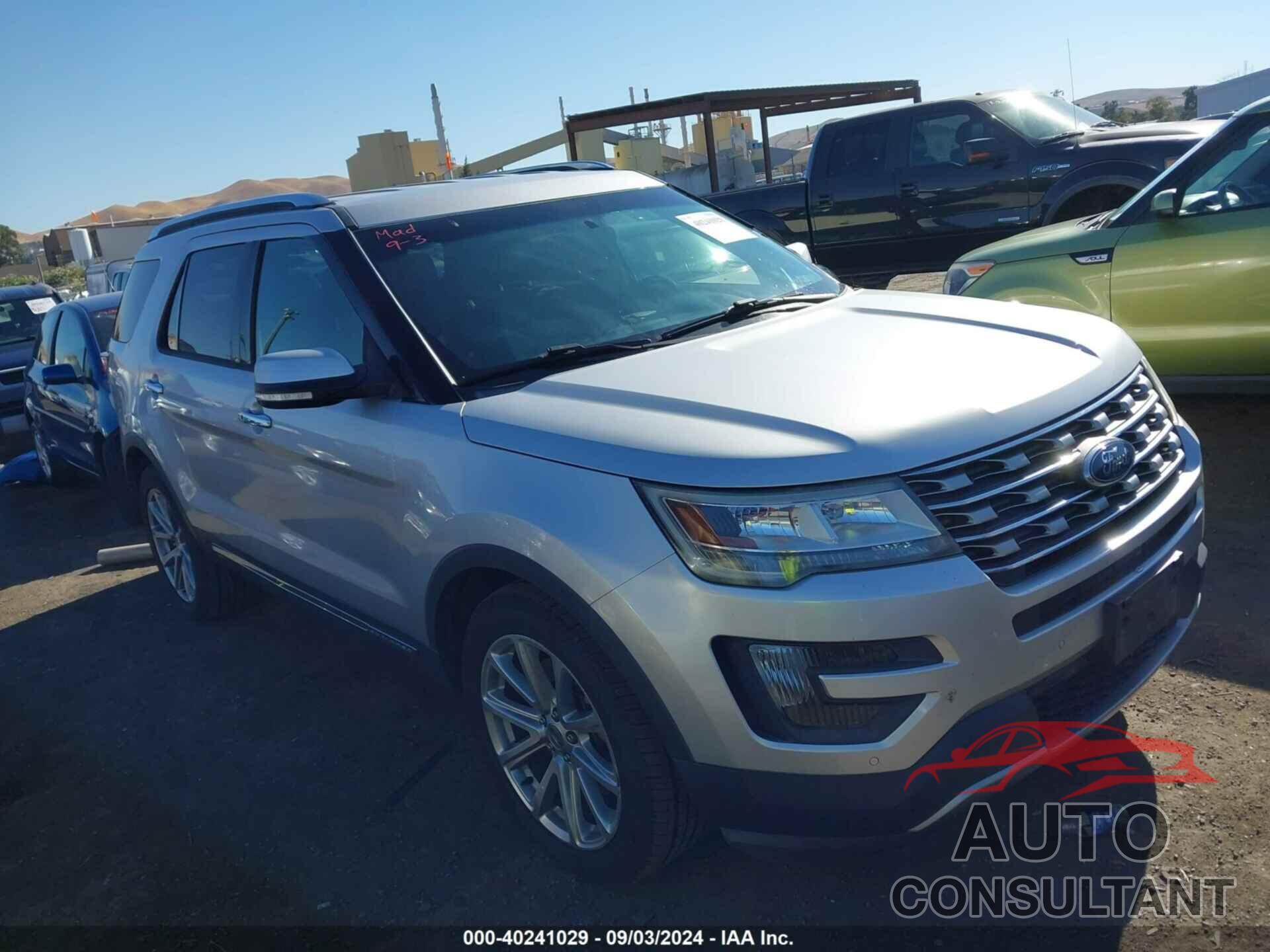 FORD EXPLORER 2016 - 1FM5K7F87GGA71280