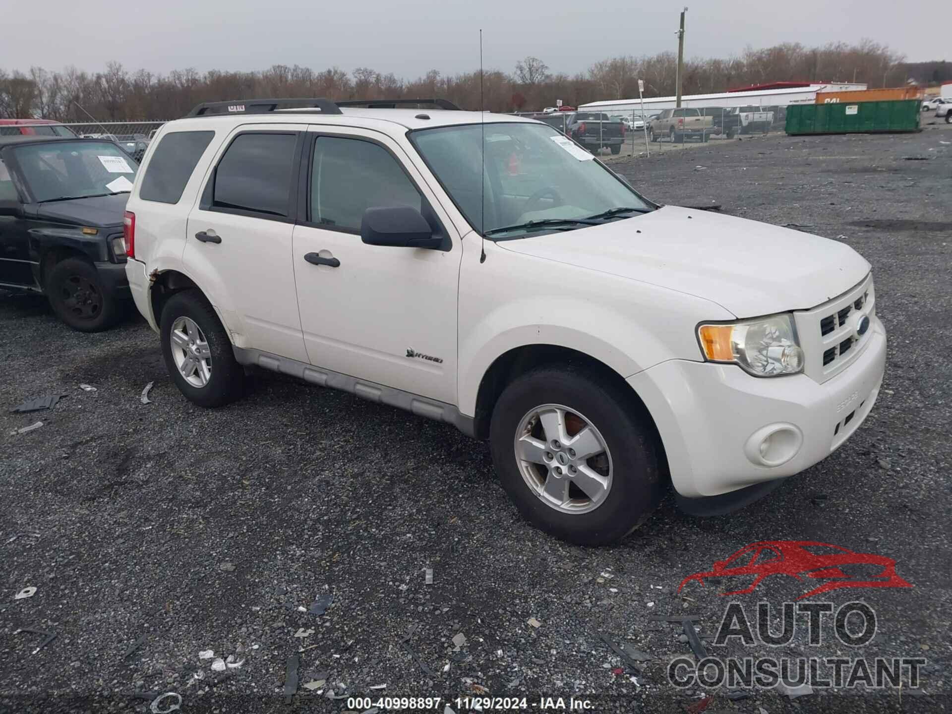 FORD ESCAPE HYBRID 2009 - 1FMCU49359KC20155