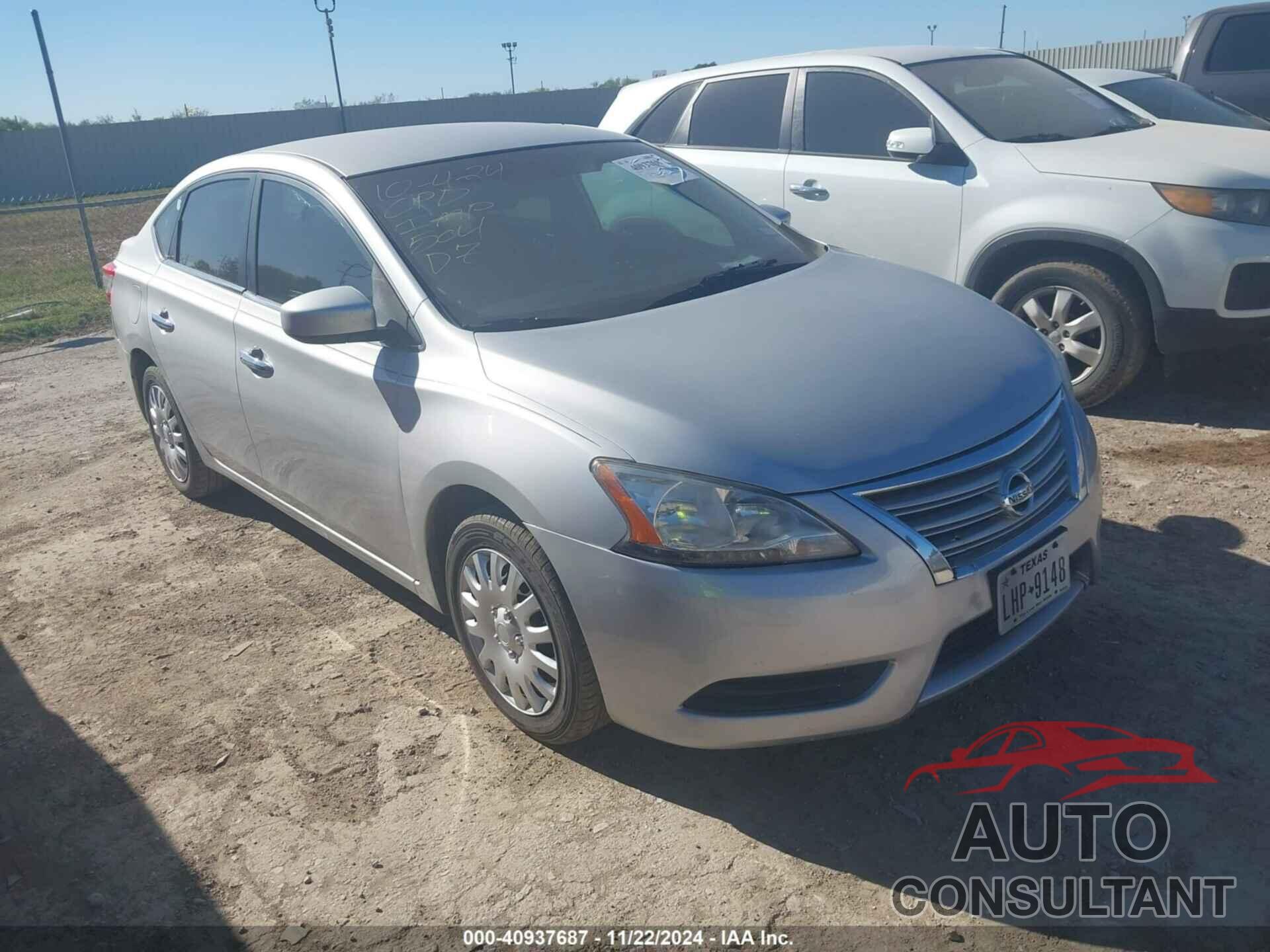 NISSAN SENTRA 2015 - 3N1AB7AP1FY235379