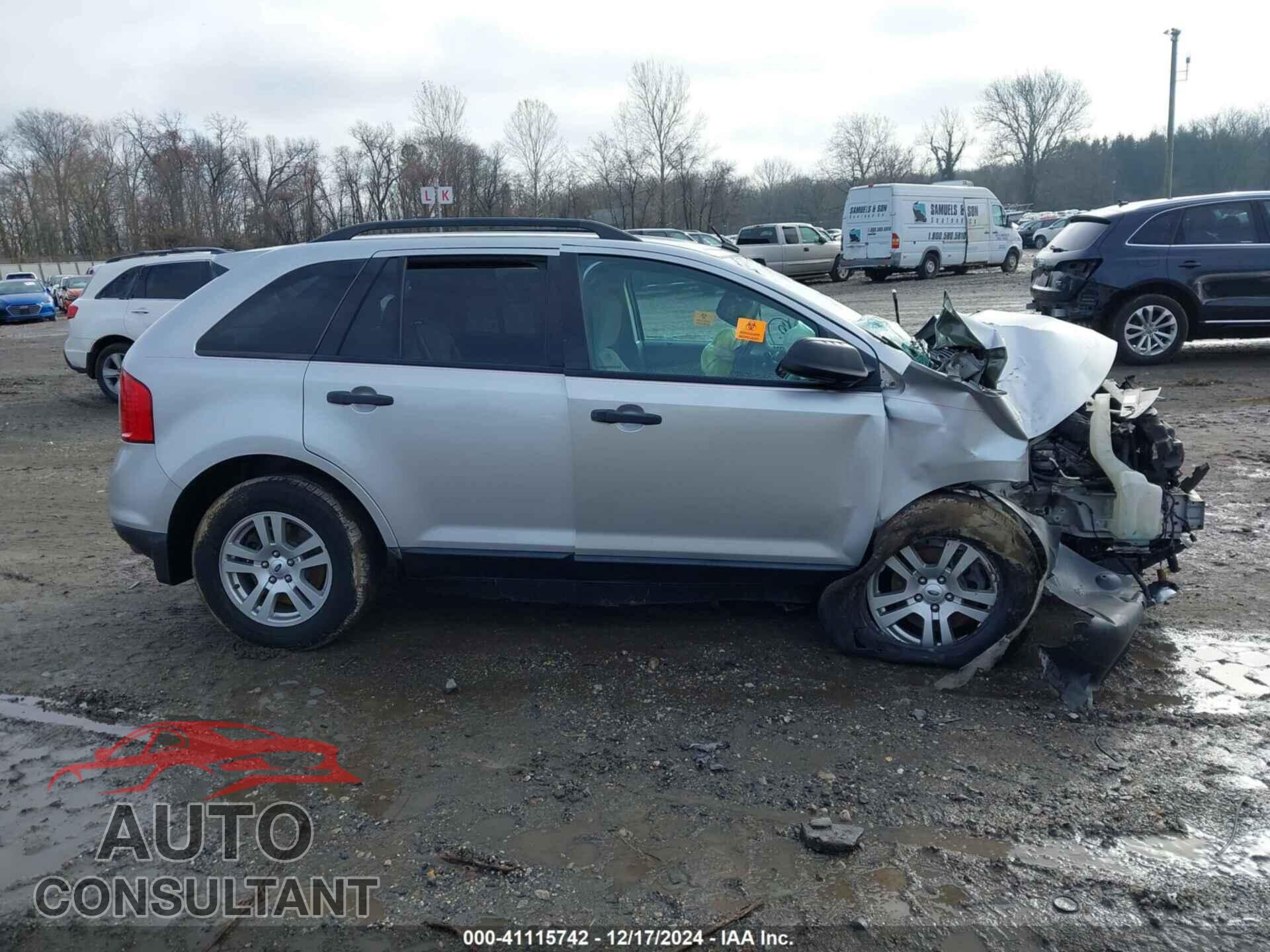 FORD EDGE 2012 - 2FMDK3GC2CBA86553
