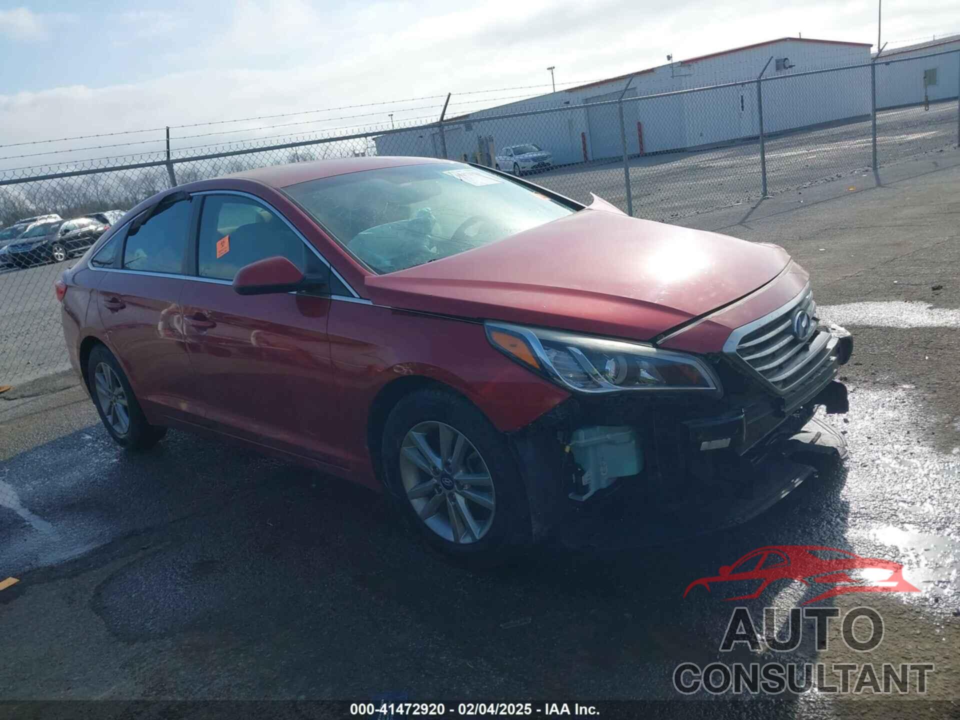 HYUNDAI SONATA 2017 - 5NPE24AF4HH439856