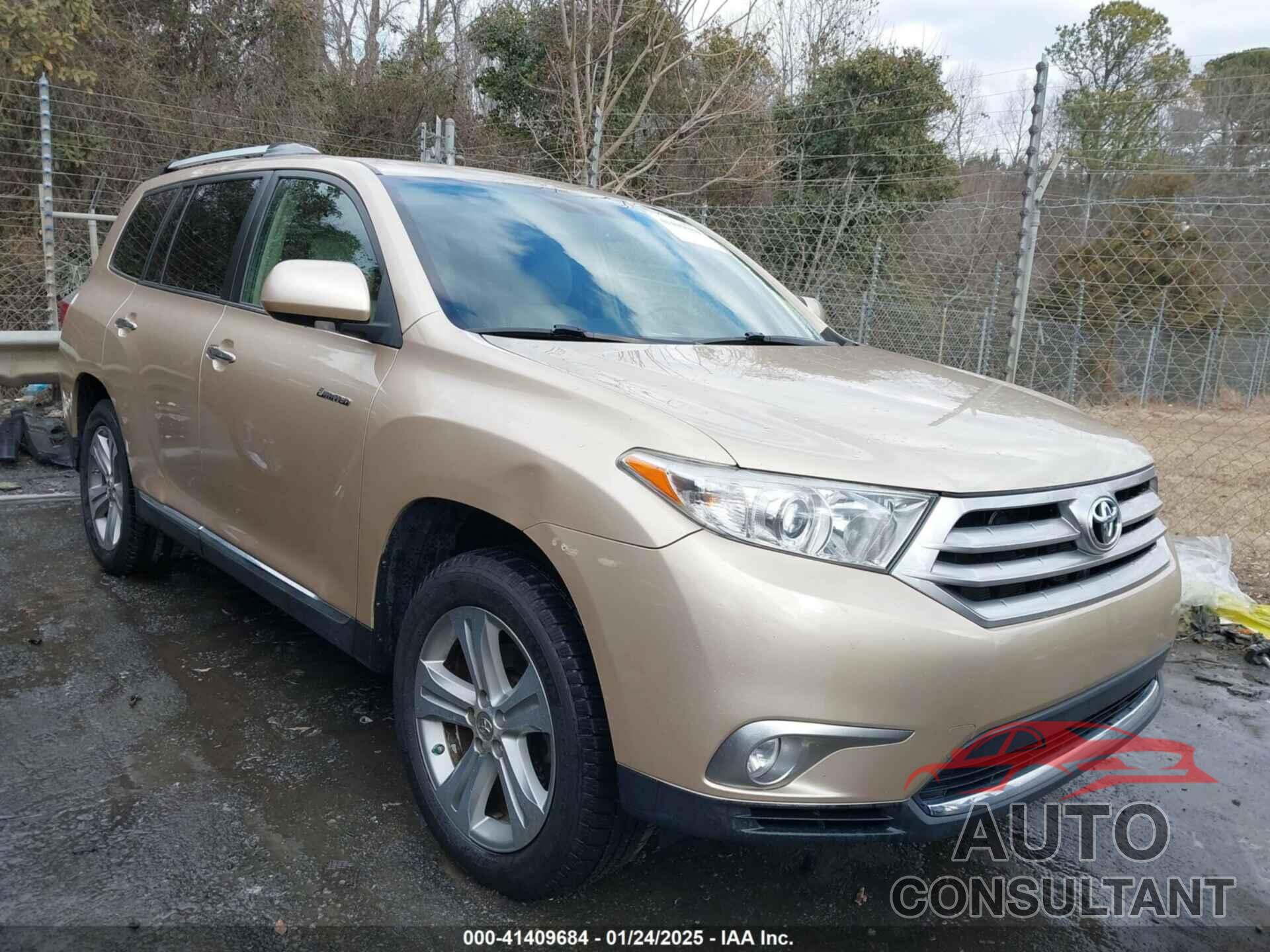 TOYOTA HIGHLANDER 2012 - 5TDYK3EH0CS087087