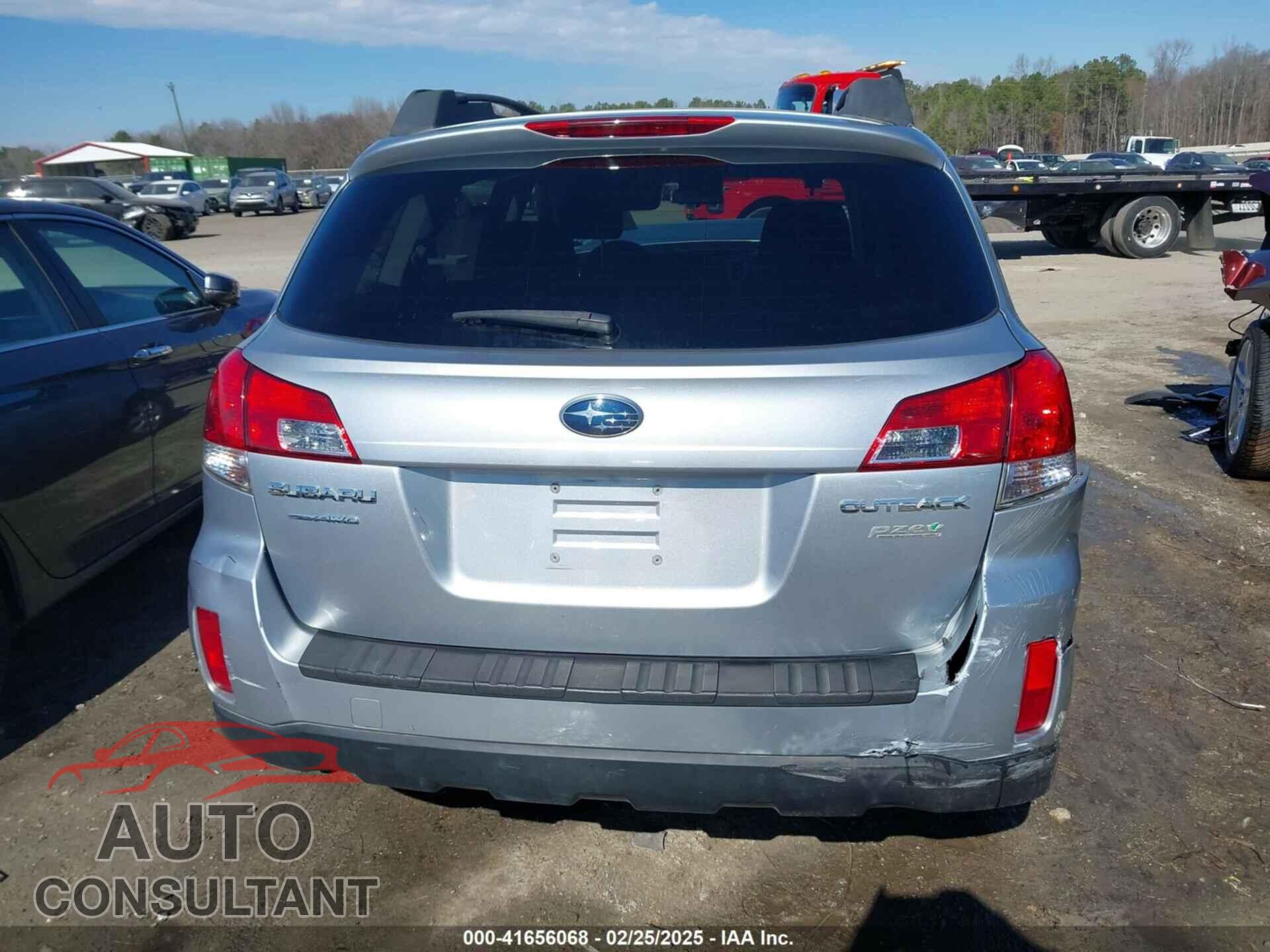 SUBARU OUTBACK 2012 - 4S4BRBCC8C3218668