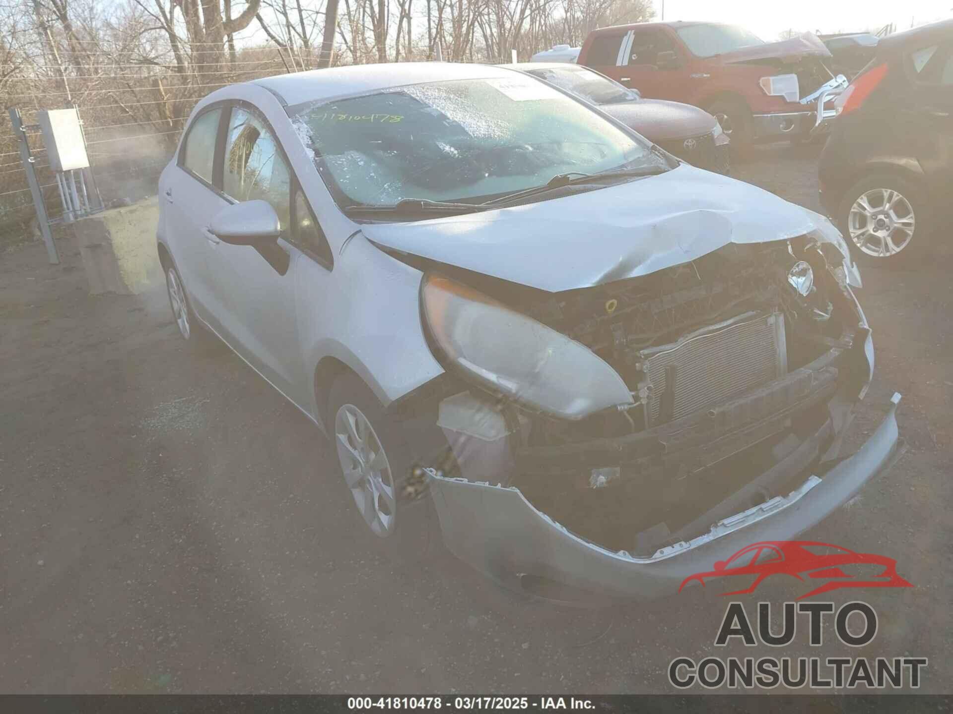 KIA RIO 2013 - KNADM5A34D6274278
