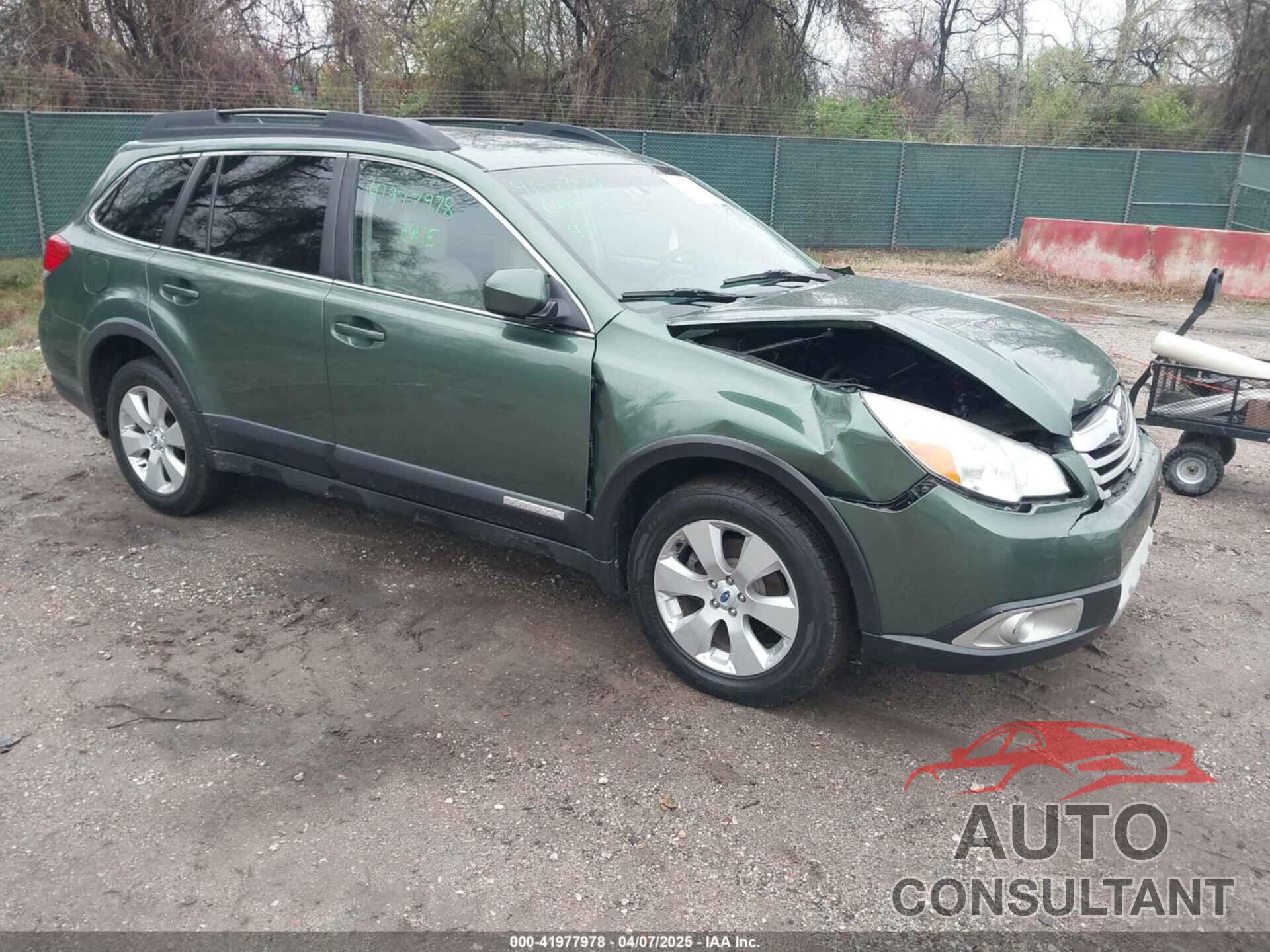 SUBARU OUTBACK 2012 - 4S4BRBKC3C3280965