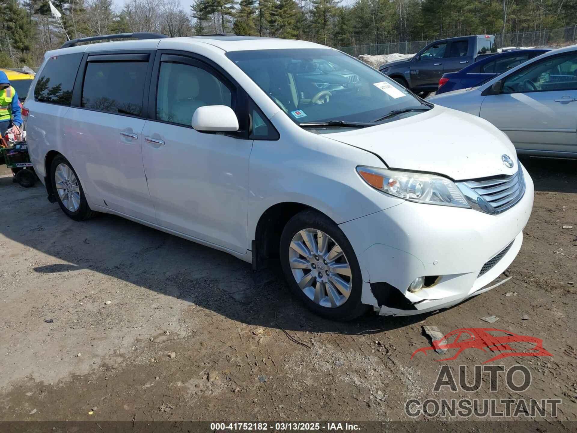 TOYOTA SIENNA 2011 - 5TDYK3DC7BS054012