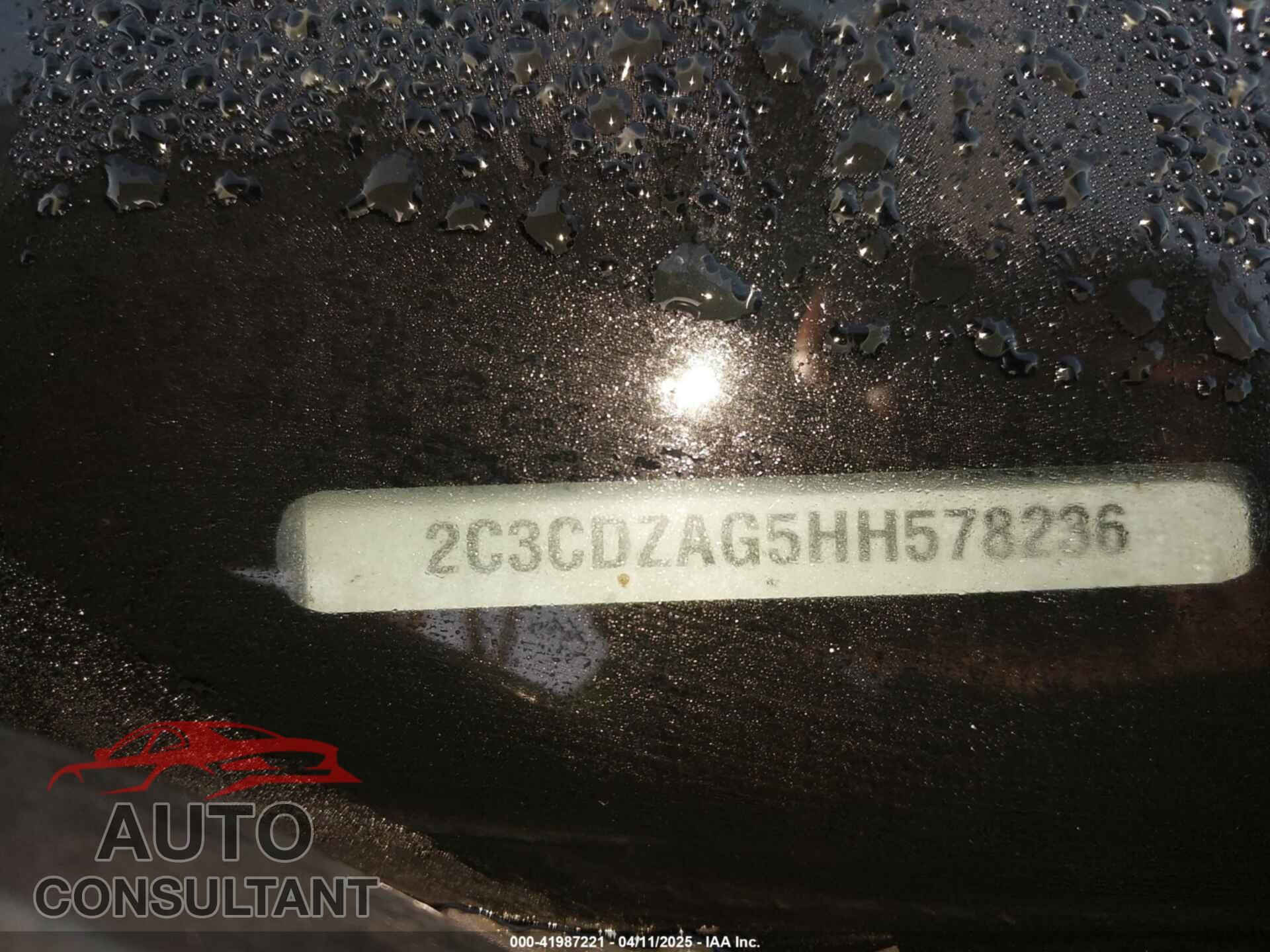 DODGE CHALLENGER 2017 - 2C3CDZAG5HH578236