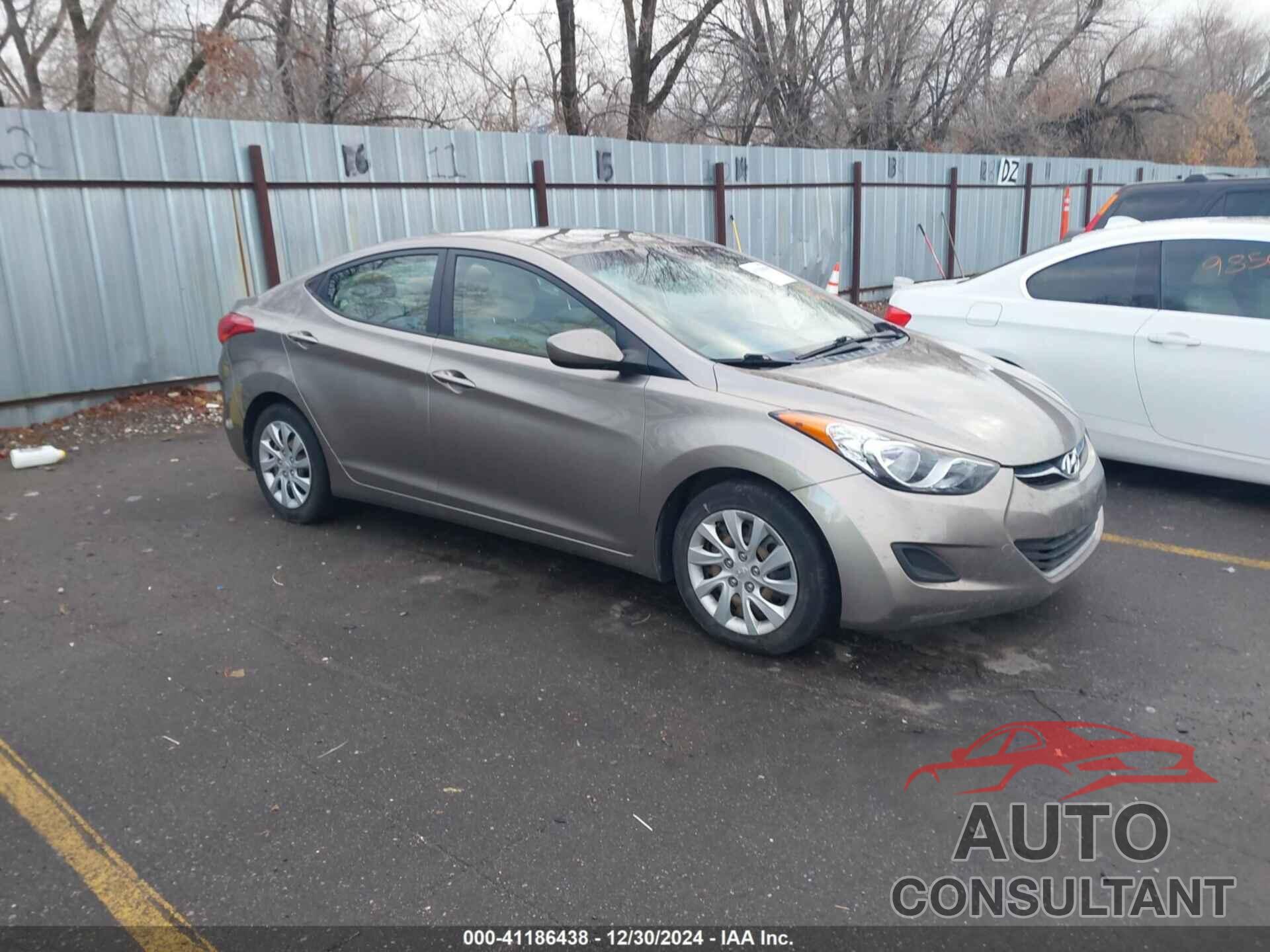 HYUNDAI ELANTRA 2012 - 5NPDH4AEXCH090065