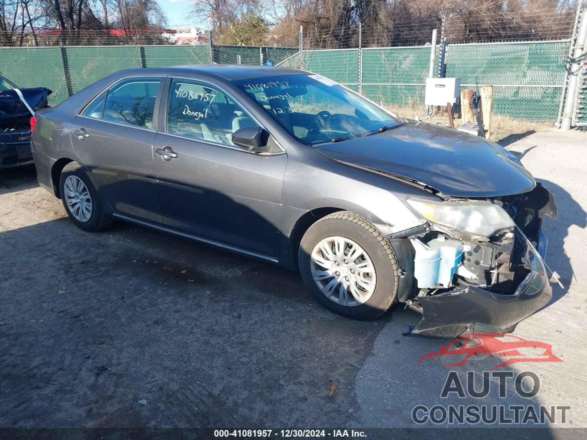 TOYOTA CAMRY 2013 - 4T4BF1FK1DR300135