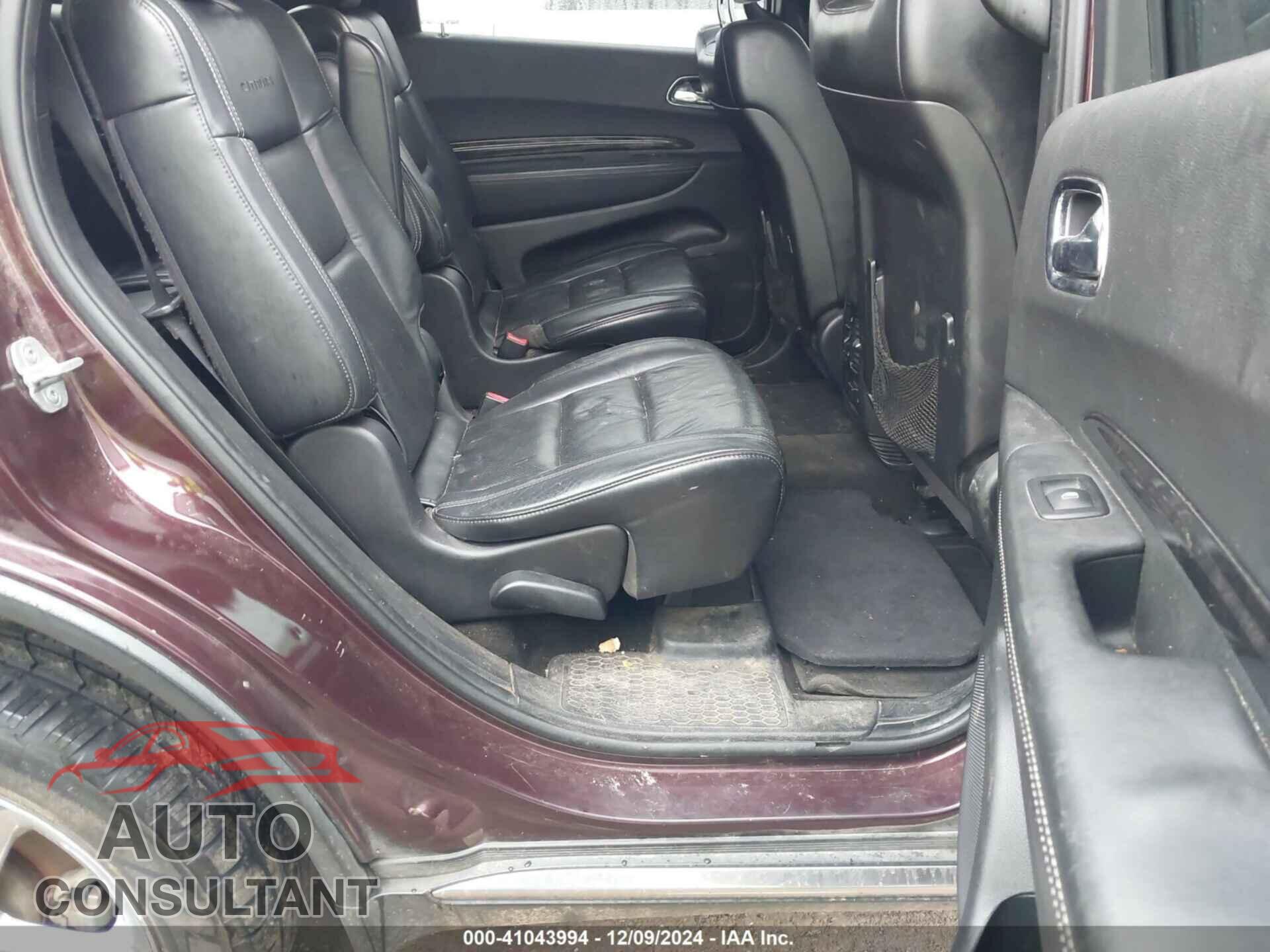 DODGE DURANGO 2012 - 1C4RDHEGXCC257282