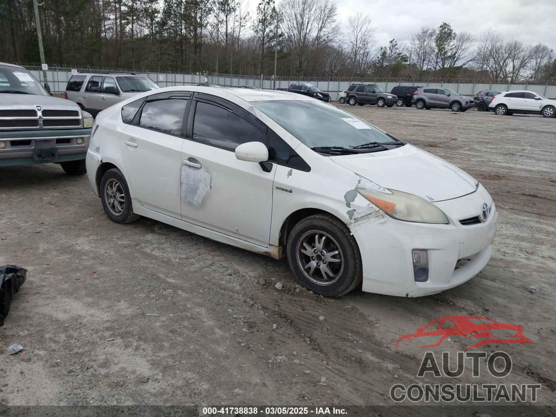 TOYOTA PRIUS 2010 - JTDKN3DUXA5004134