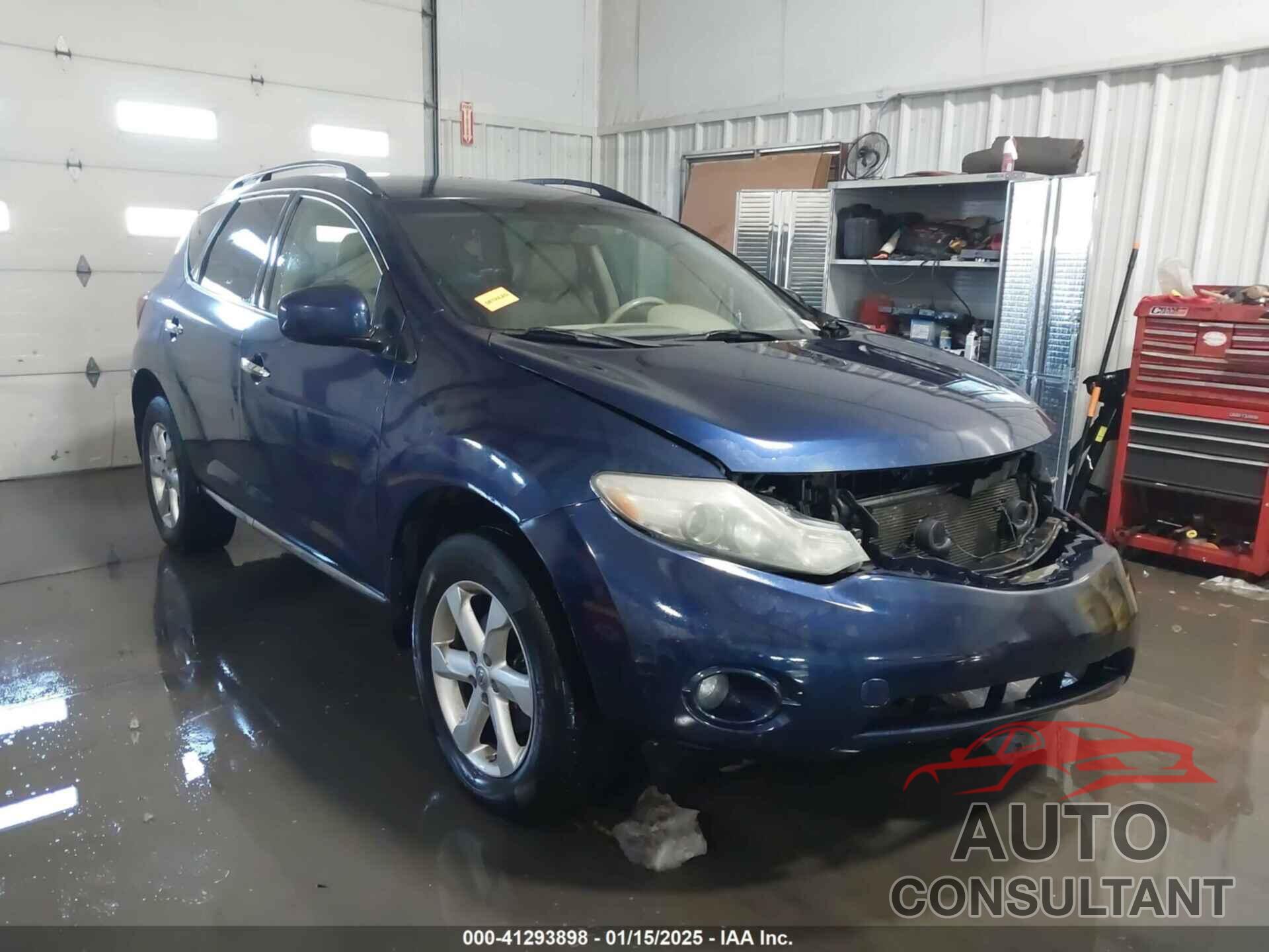 NISSAN MURANO 2010 - JN8AZ1MW0AW107566