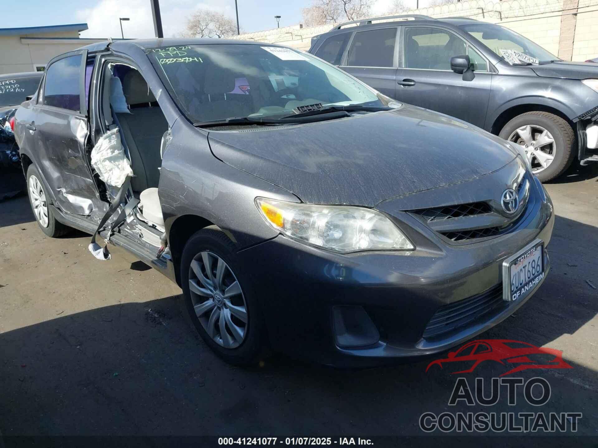 TOYOTA COROLLA 2012 - 5YFBU4EE1CP003041