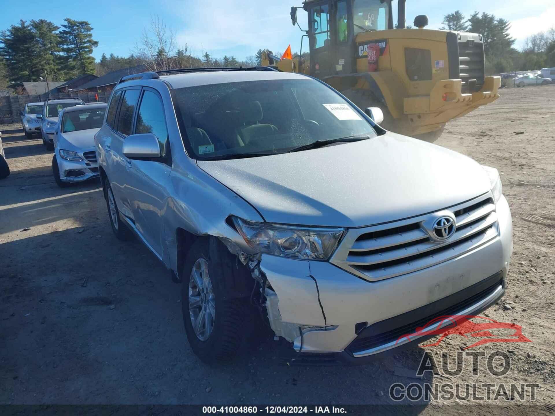 TOYOTA HIGHLANDER 2012 - 5TDBK3EH1CS119292