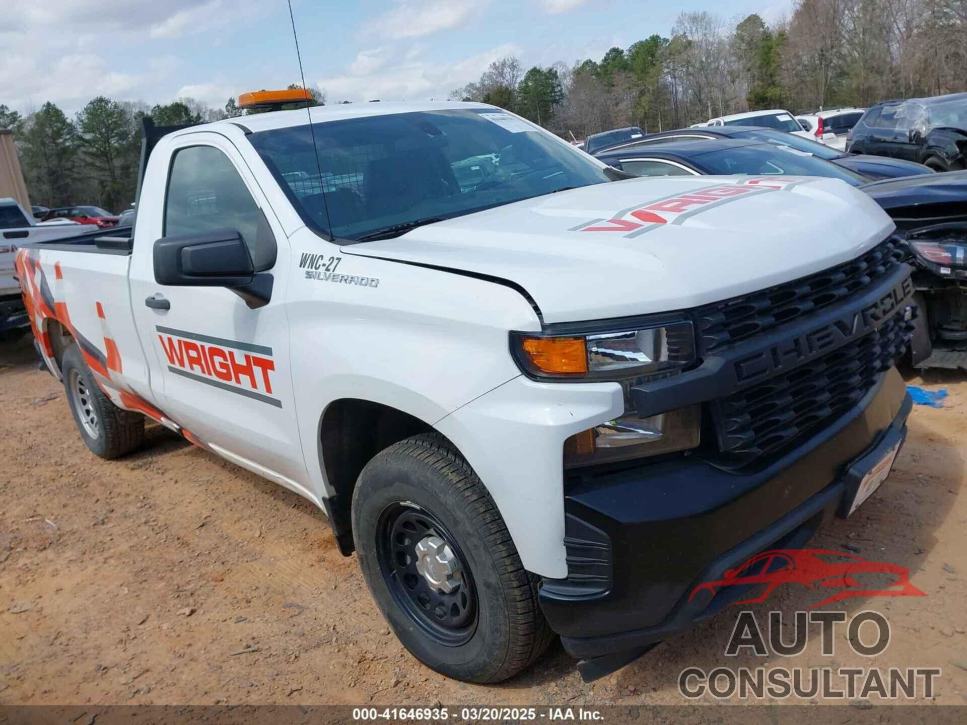 CHEVROLET SILVERADO 1500 2019 - 3GCNWAEH0KG212727