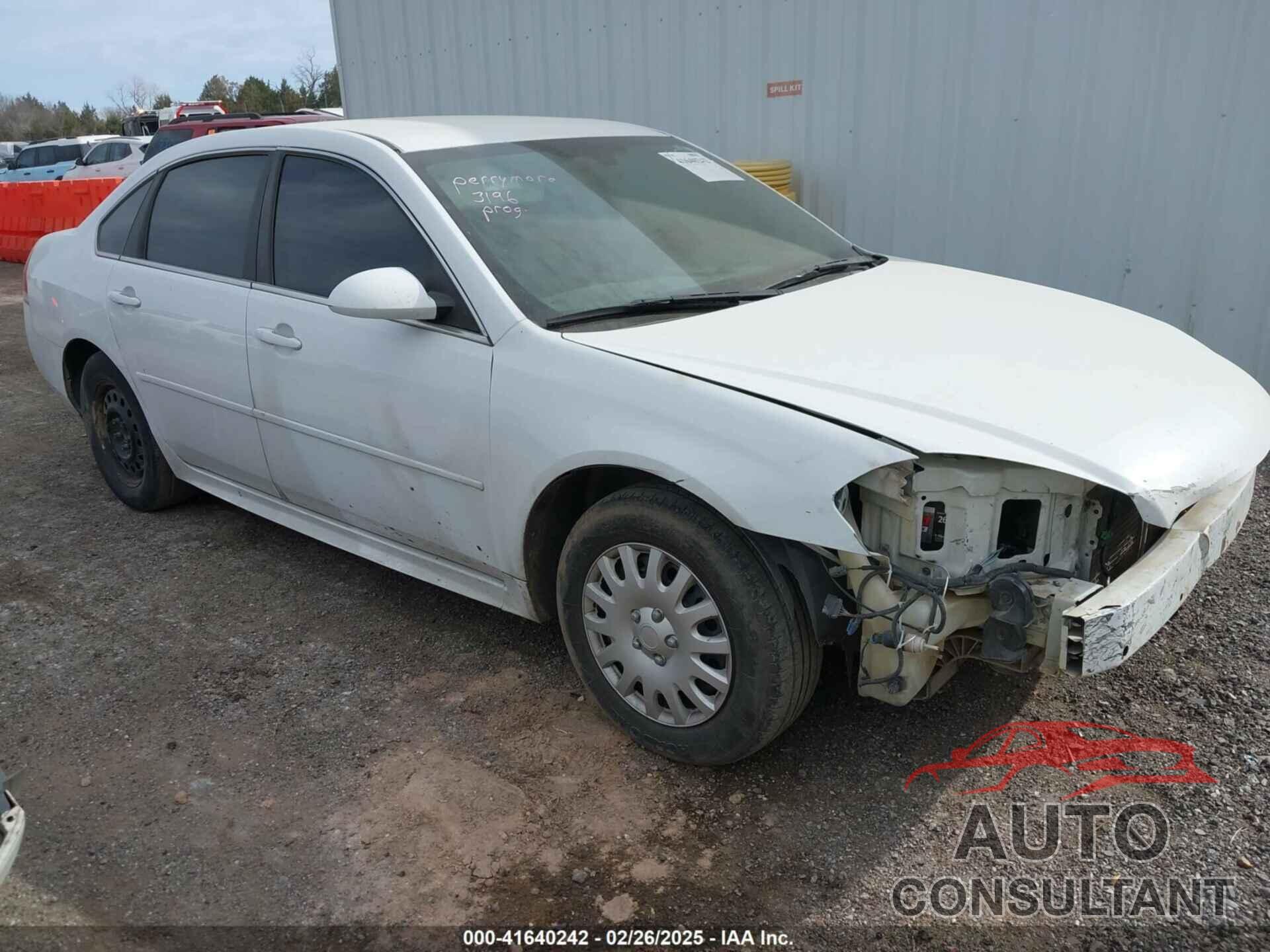 CHEVROLET IMPALA 2011 - 2G1WG5EK8B1122537