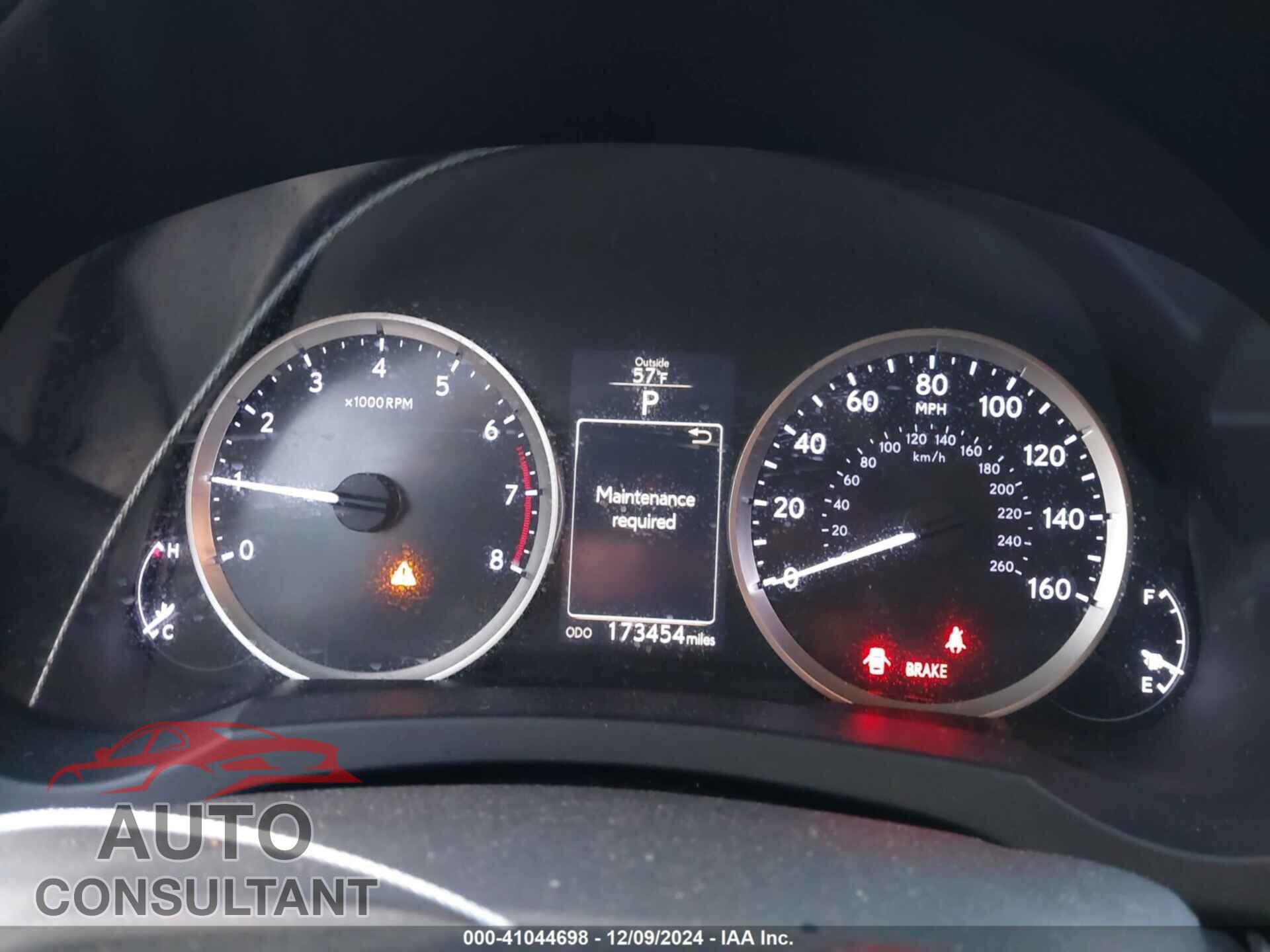 LEXUS IS 250 2014 - JTHCF1D26E5006939