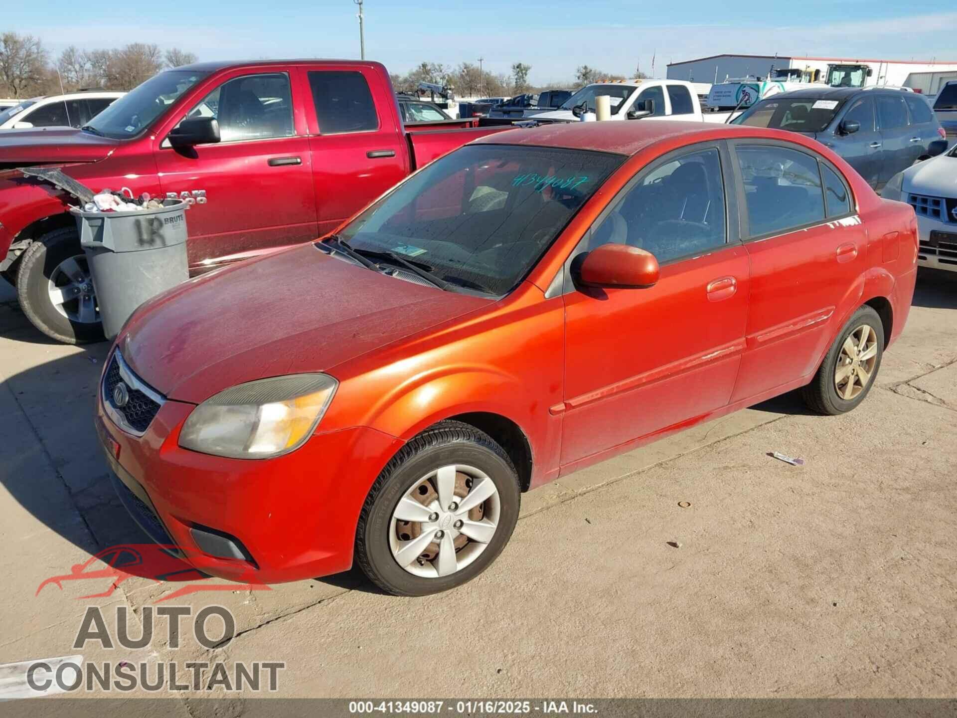 KIA RIO 2011 - KNADH4A32B6955857