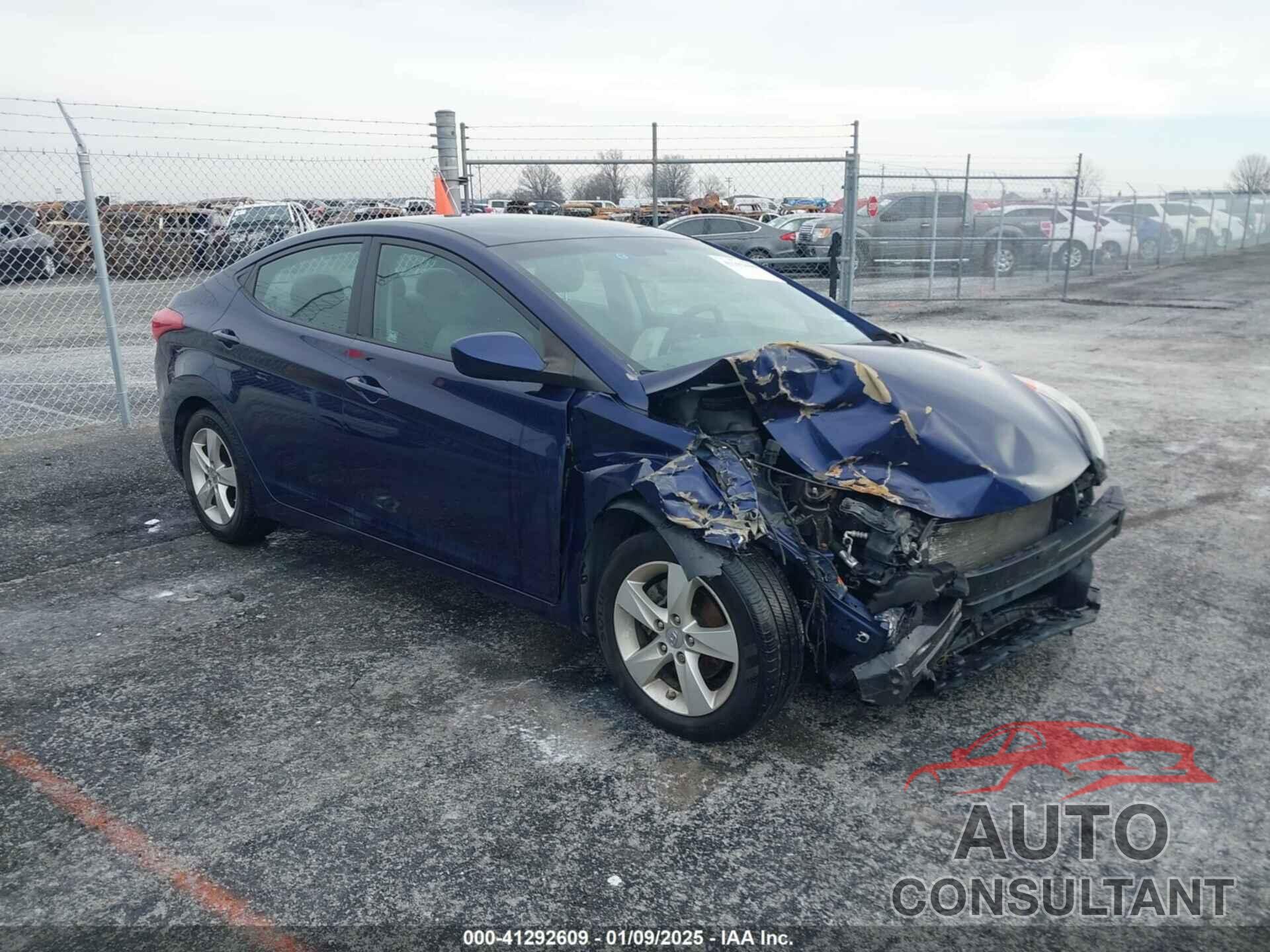 HYUNDAI ELANTRA 2012 - 5NPDH4AE1CH110865