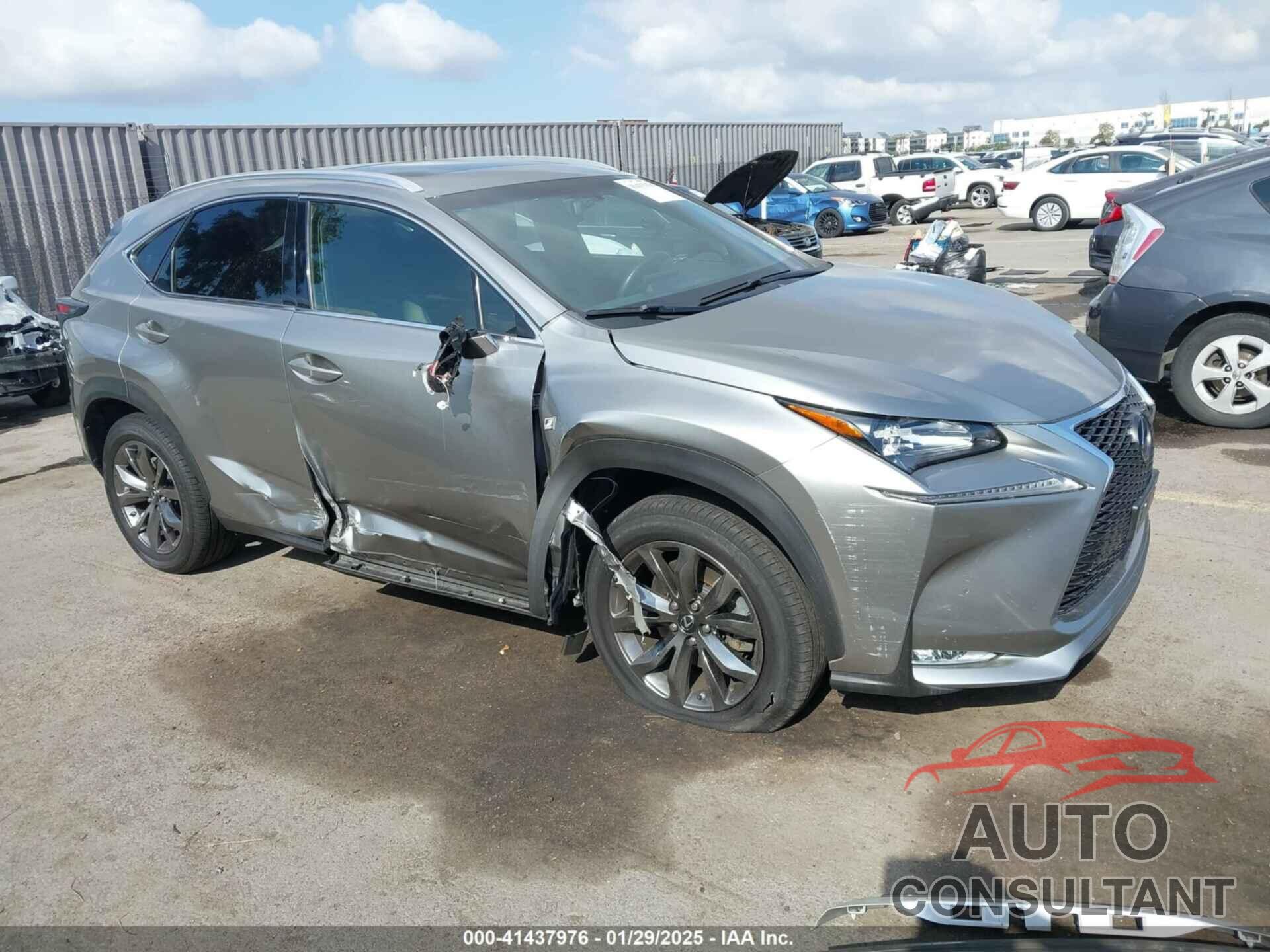 LEXUS NX 200T 2016 - JTJYARBZ7G2030625