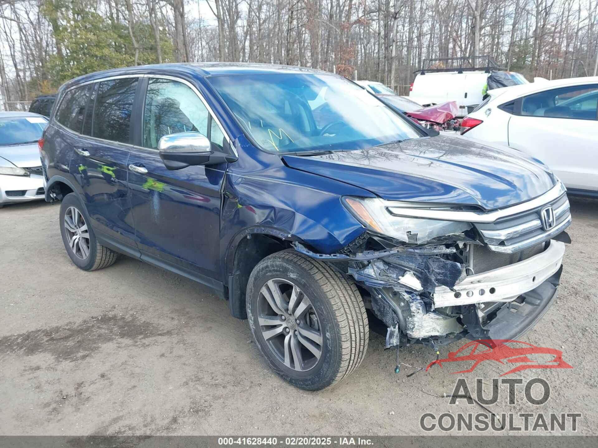 HONDA PILOT 2017 - 5FNYF6H59HB101250