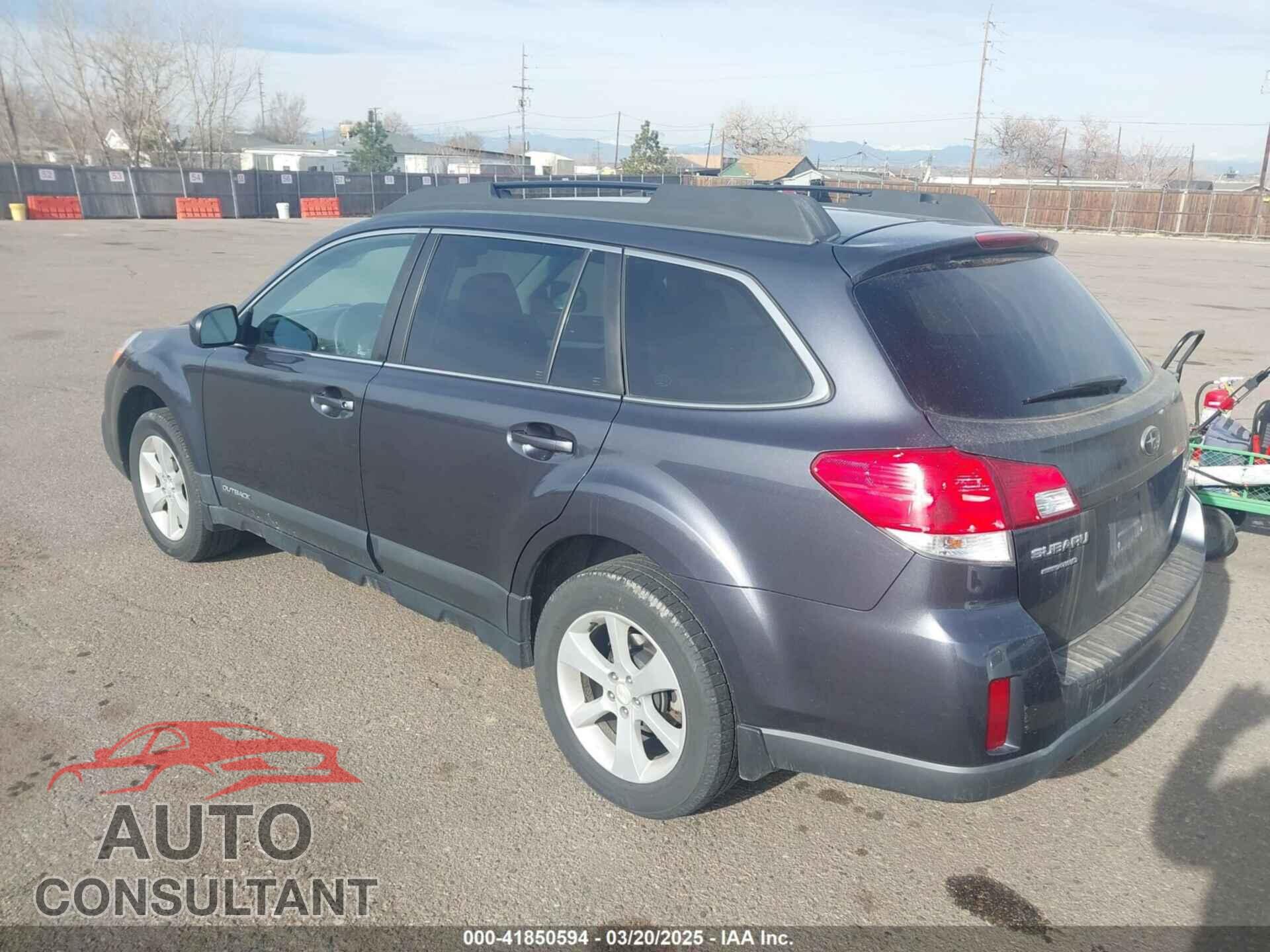 SUBARU OUTBACK 2013 - 4S4BRBCC1D3206265