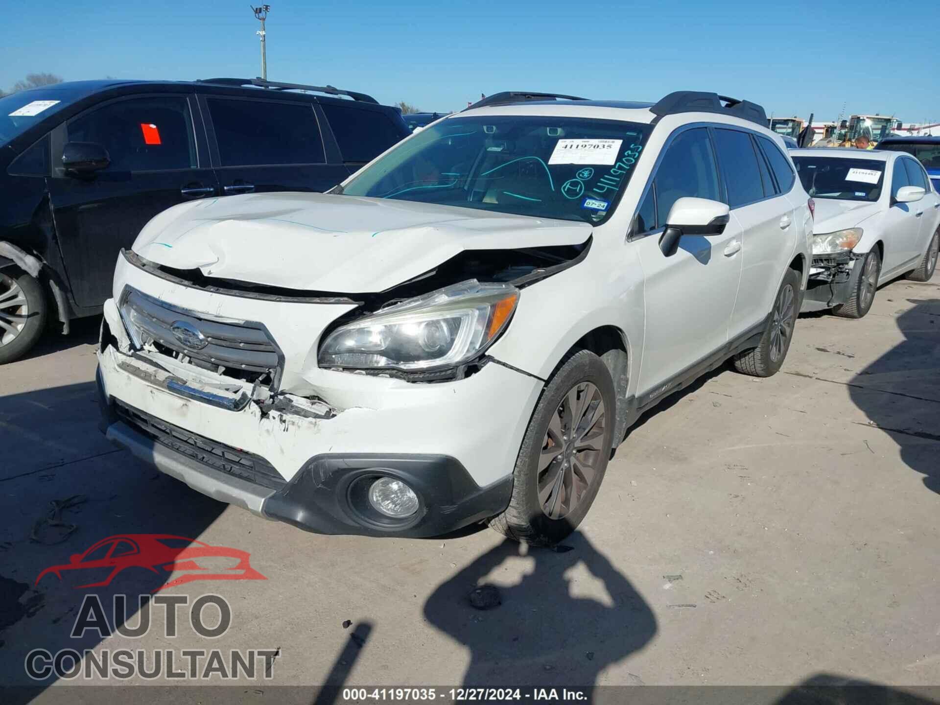 SUBARU OUTBACK 2017 - 4S4BSANC3H3220976