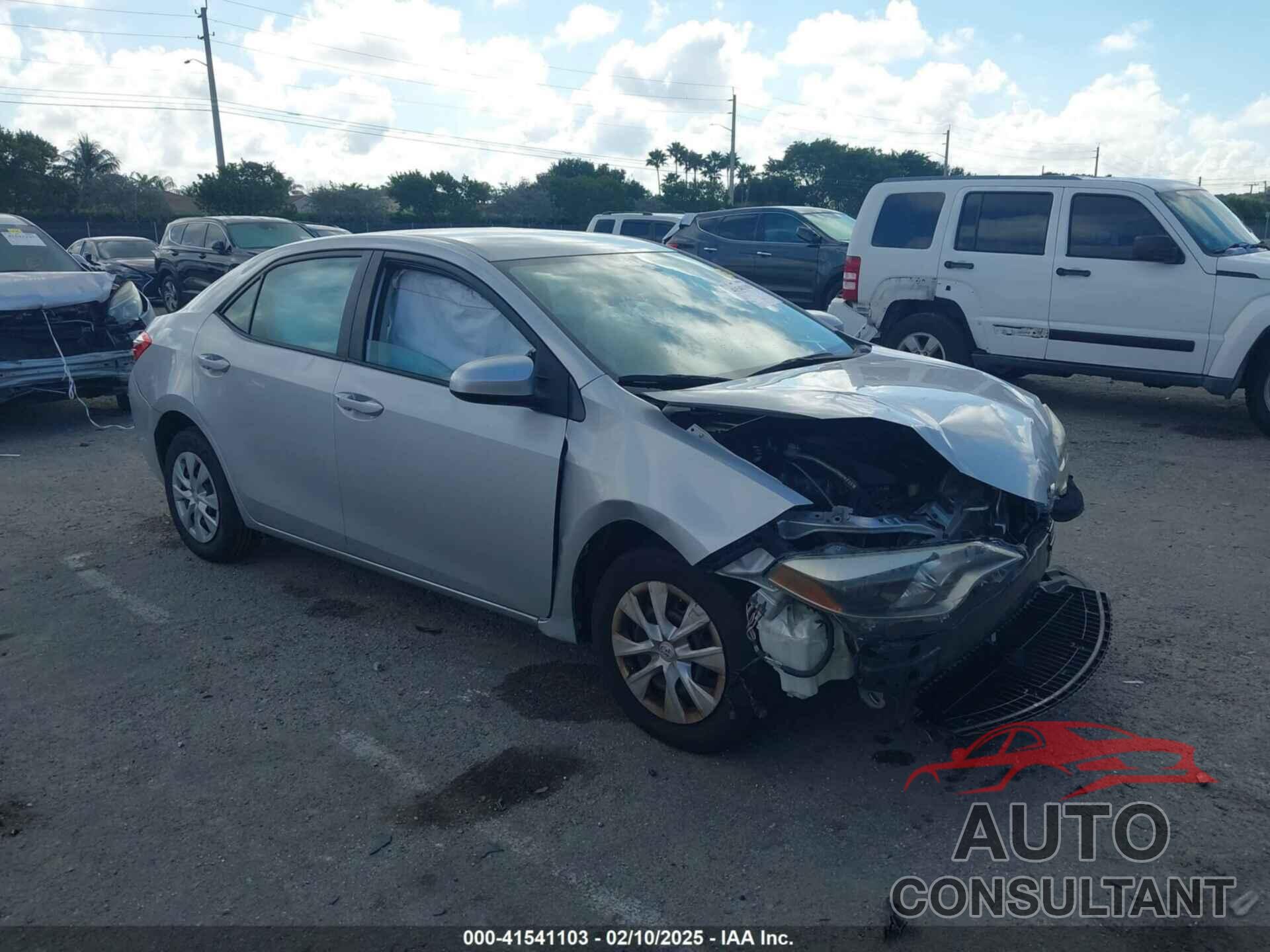 TOYOTA COROLLA 2016 - 2T1BURHE9GC713951