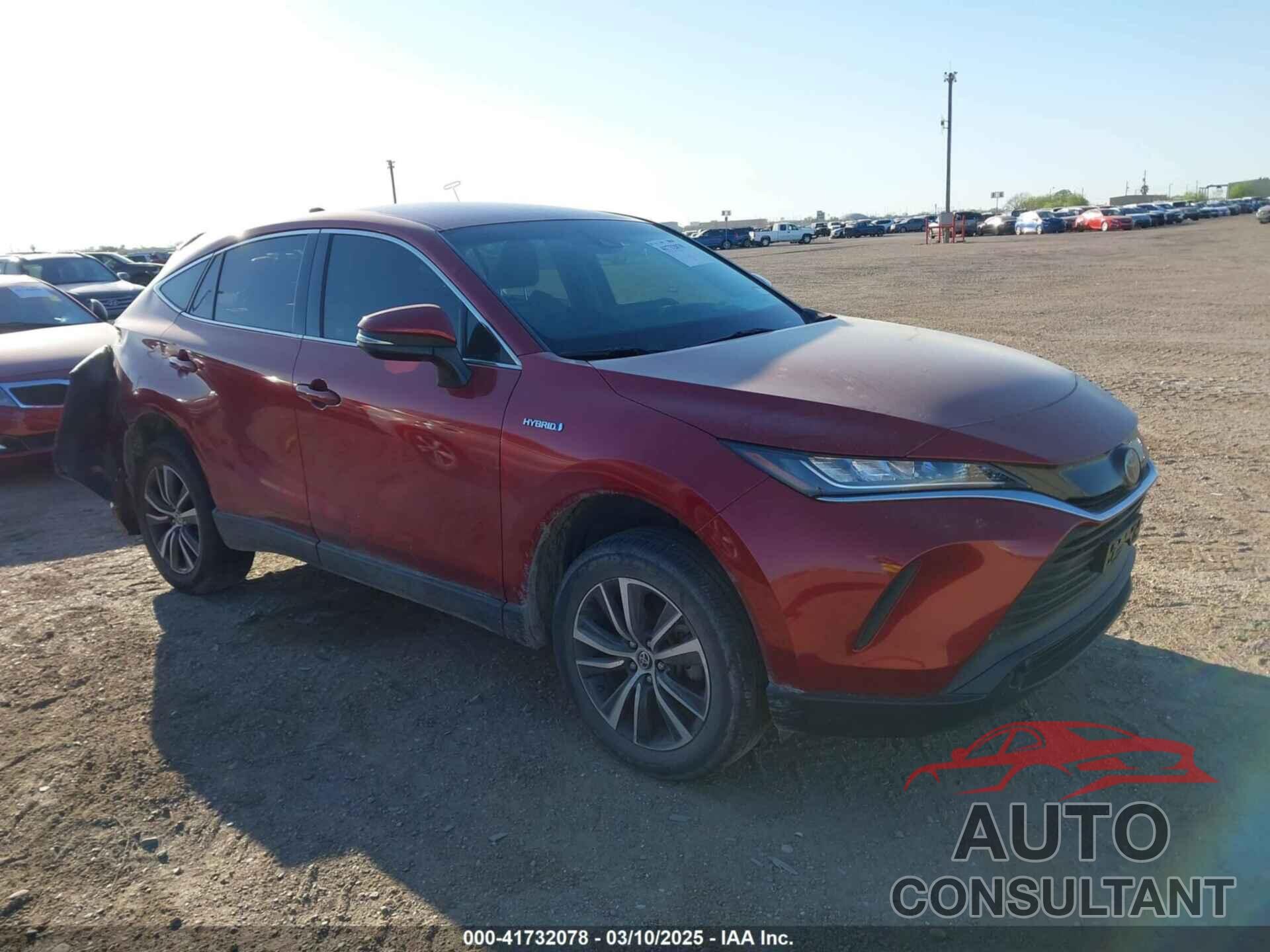 TOYOTA VENZA 2021 - JTEAAAAH9MJ049365