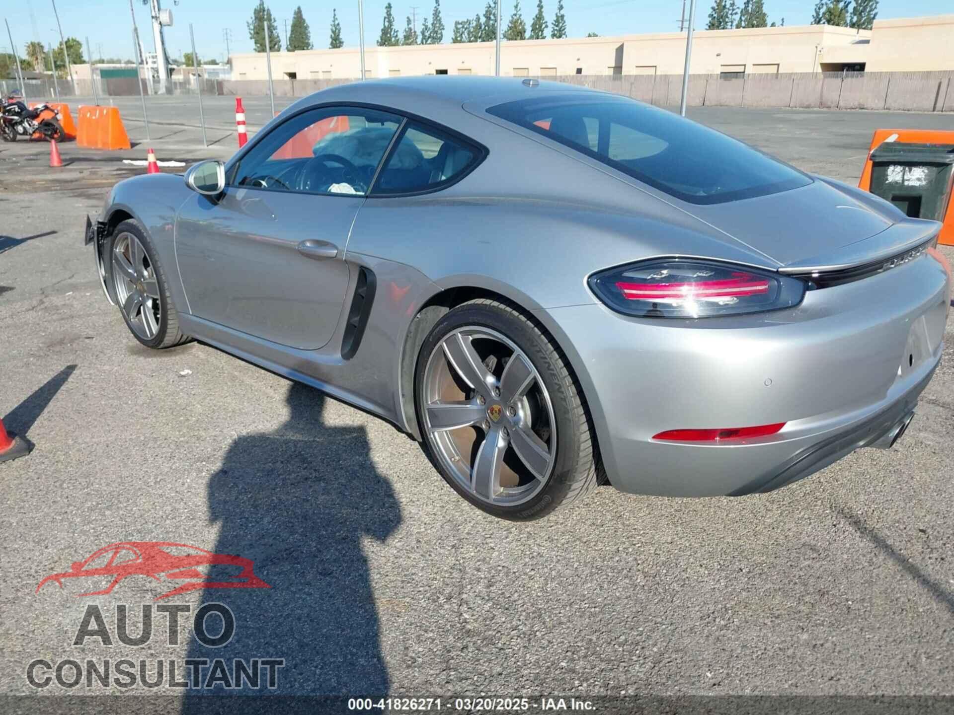 PORSCHE 718 CAYMAN 2017 - WP0AA2A80HS270427