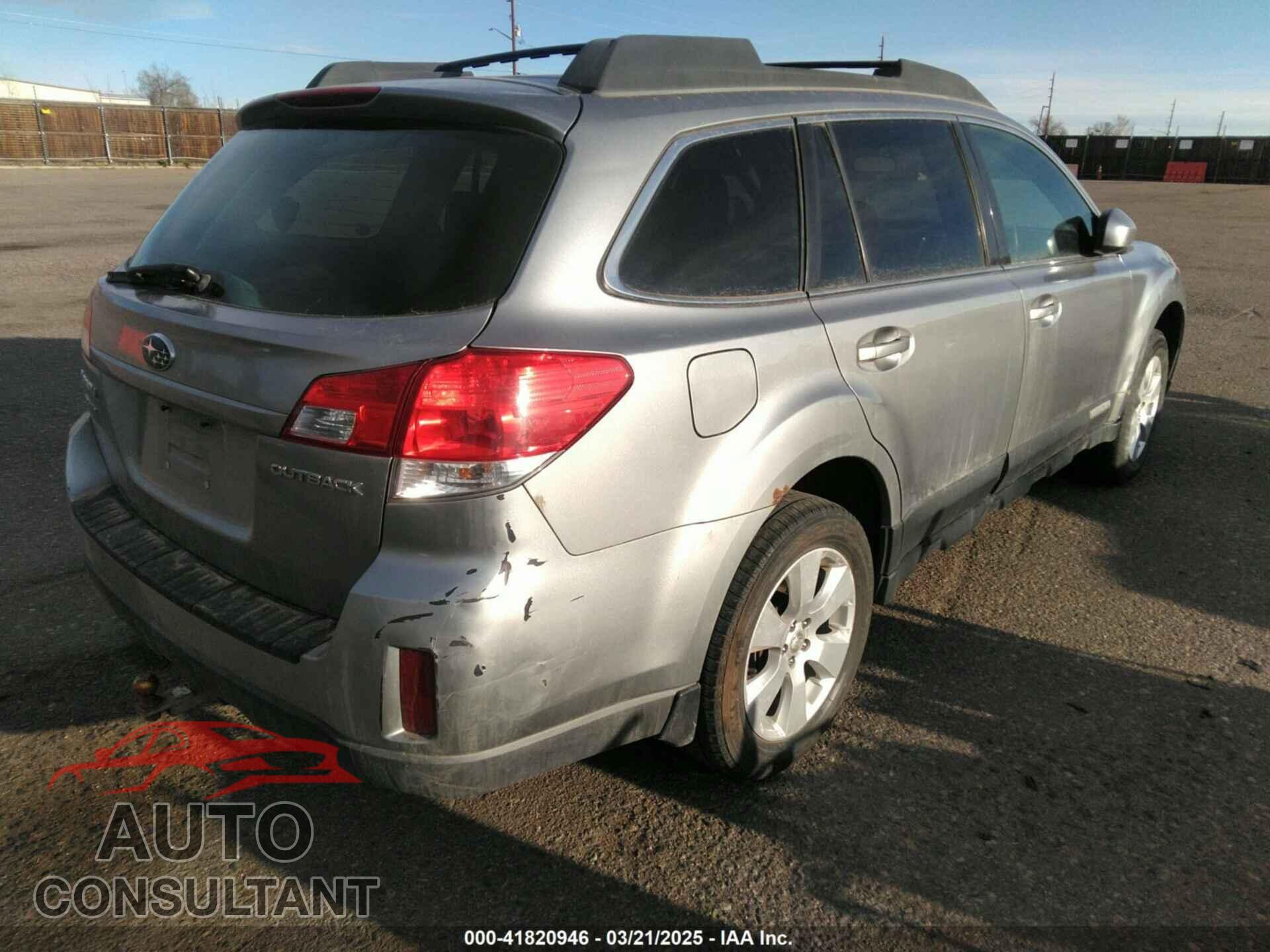 SUBARU OUTBACK 2011 - 4S4BRCCC6B3356522