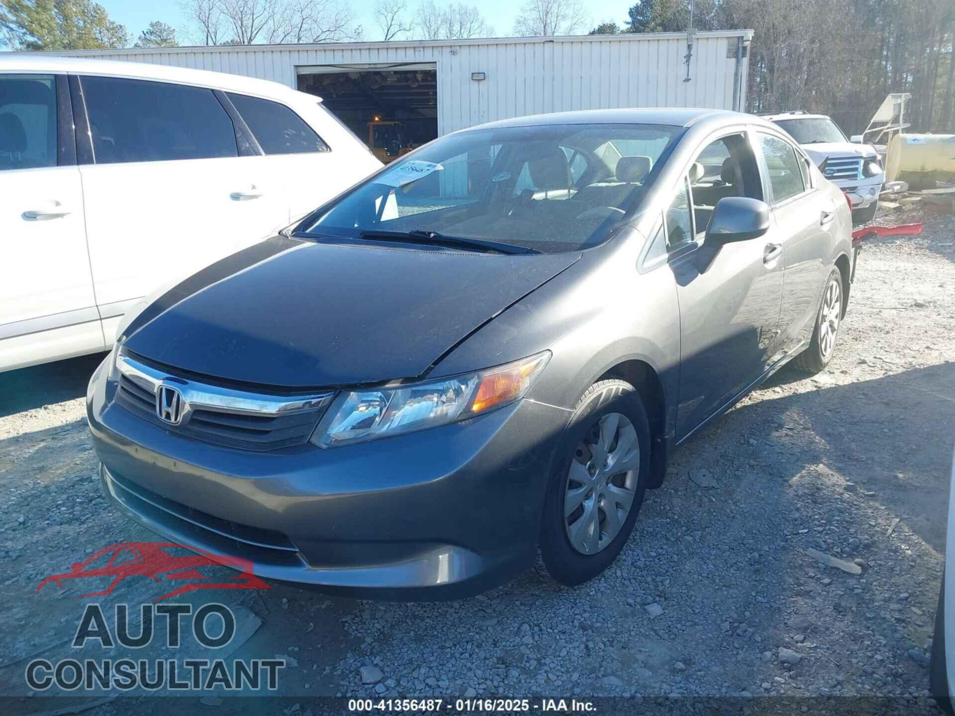 HONDA CIVIC SDN 2012 - 2HGFB2F57CH563132