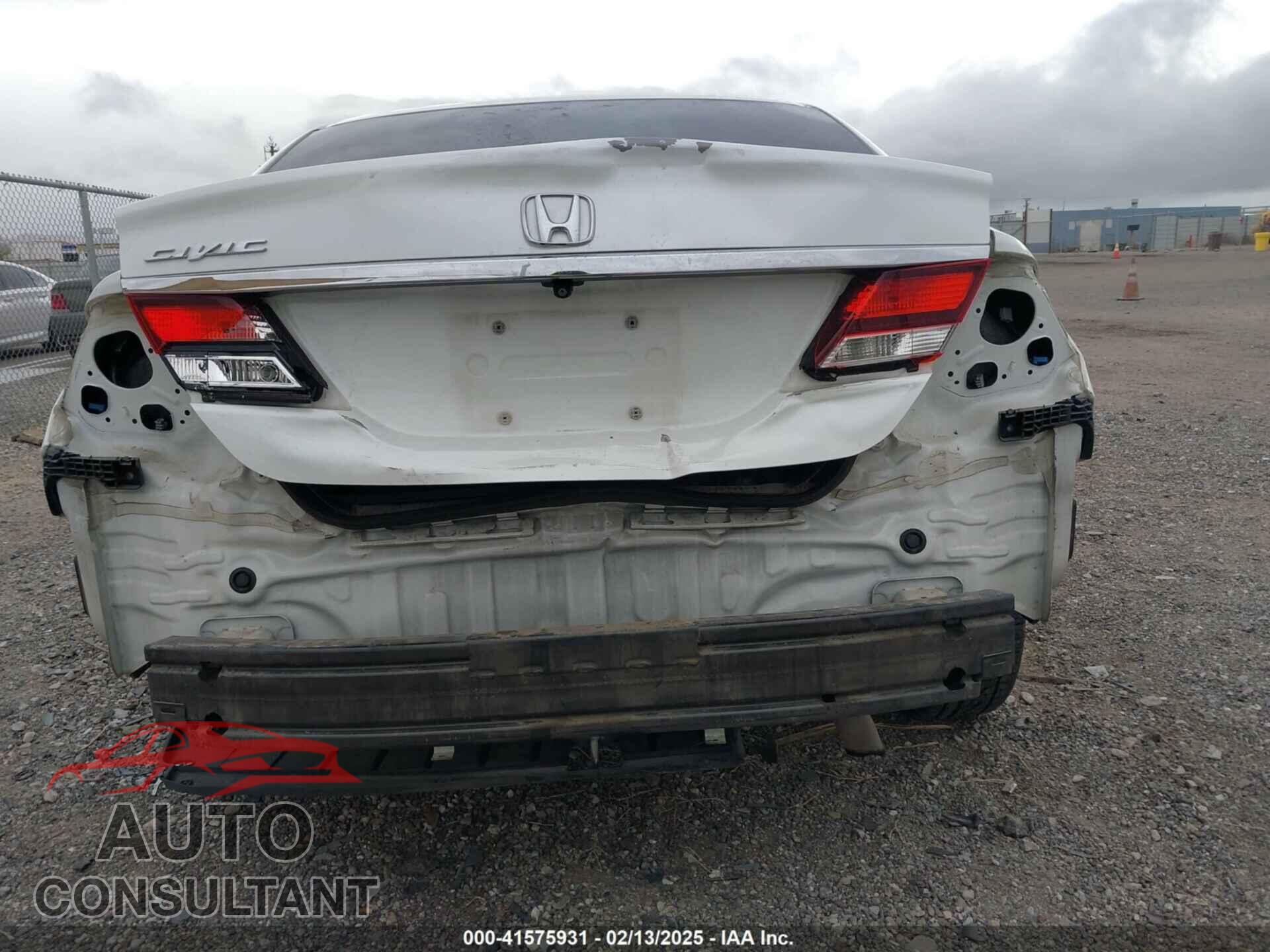 HONDA CIVIC 2013 - 19XFB2F94DE275891