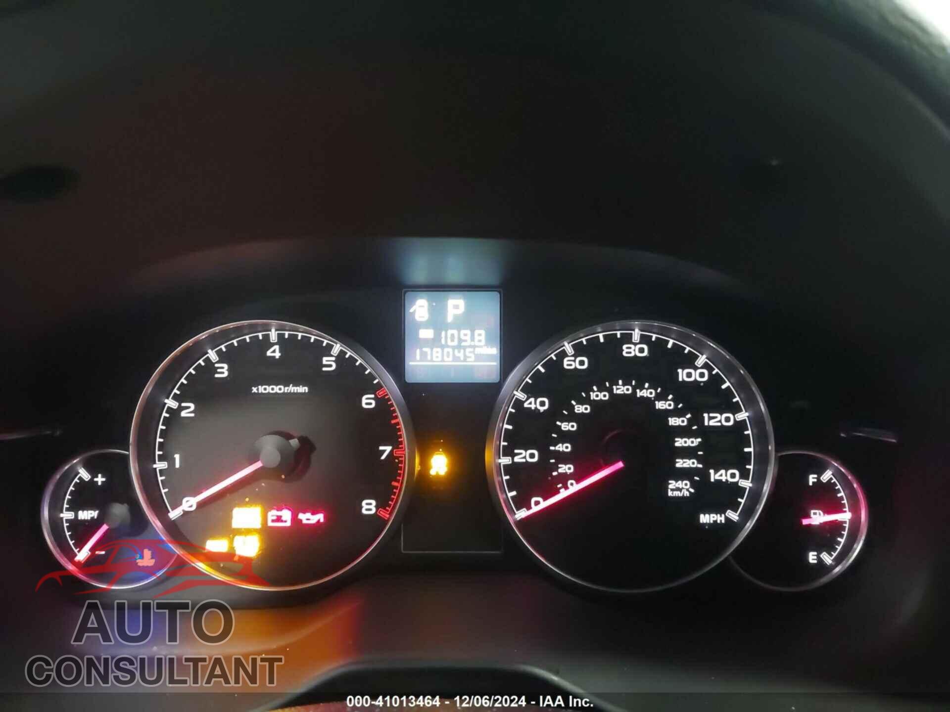 SUBARU OUTBACK 2014 - 4S4BRBDC8E3307108