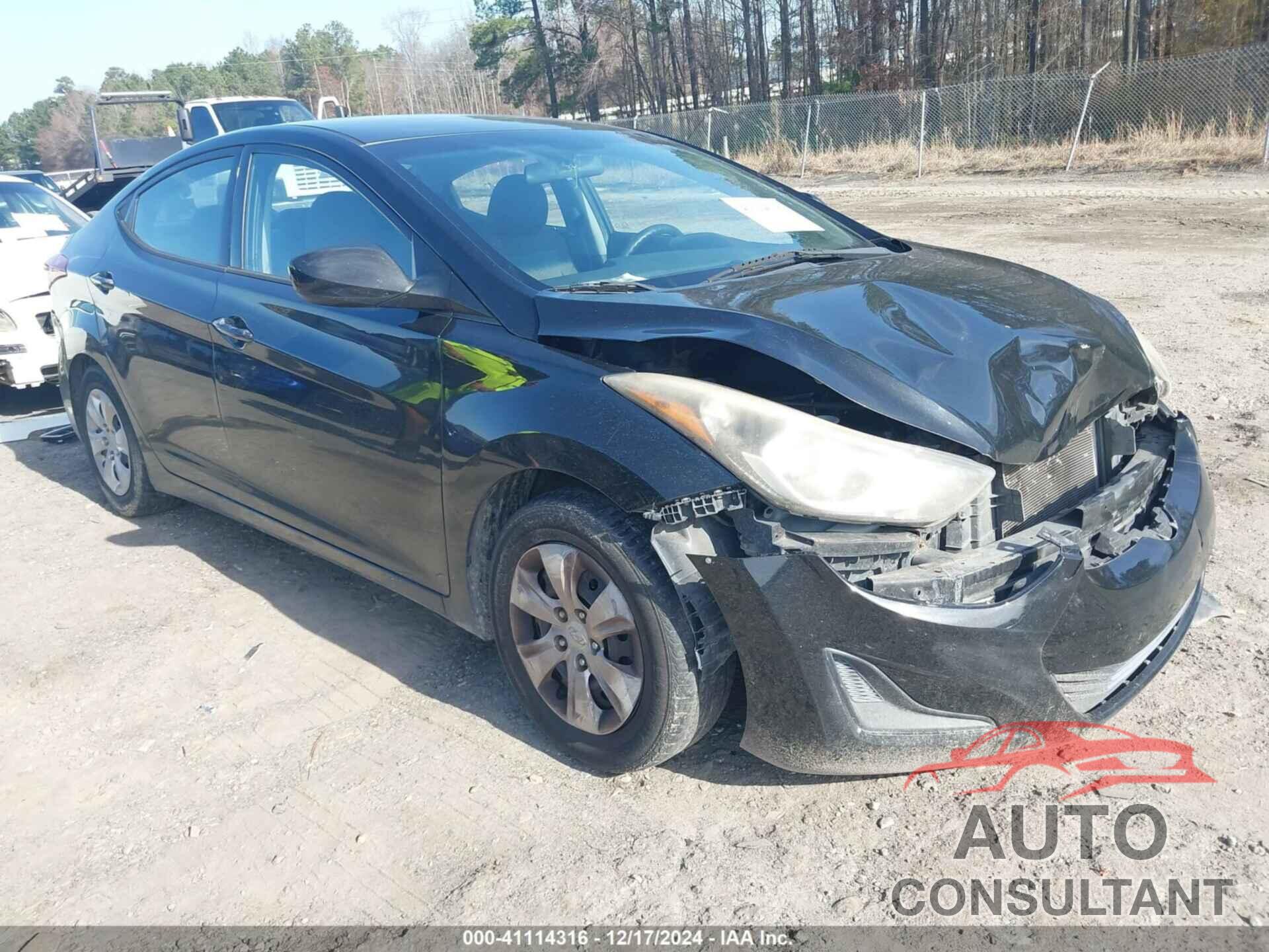 HYUNDAI ELANTRA 2016 - 5NPDH4AE5GH770266