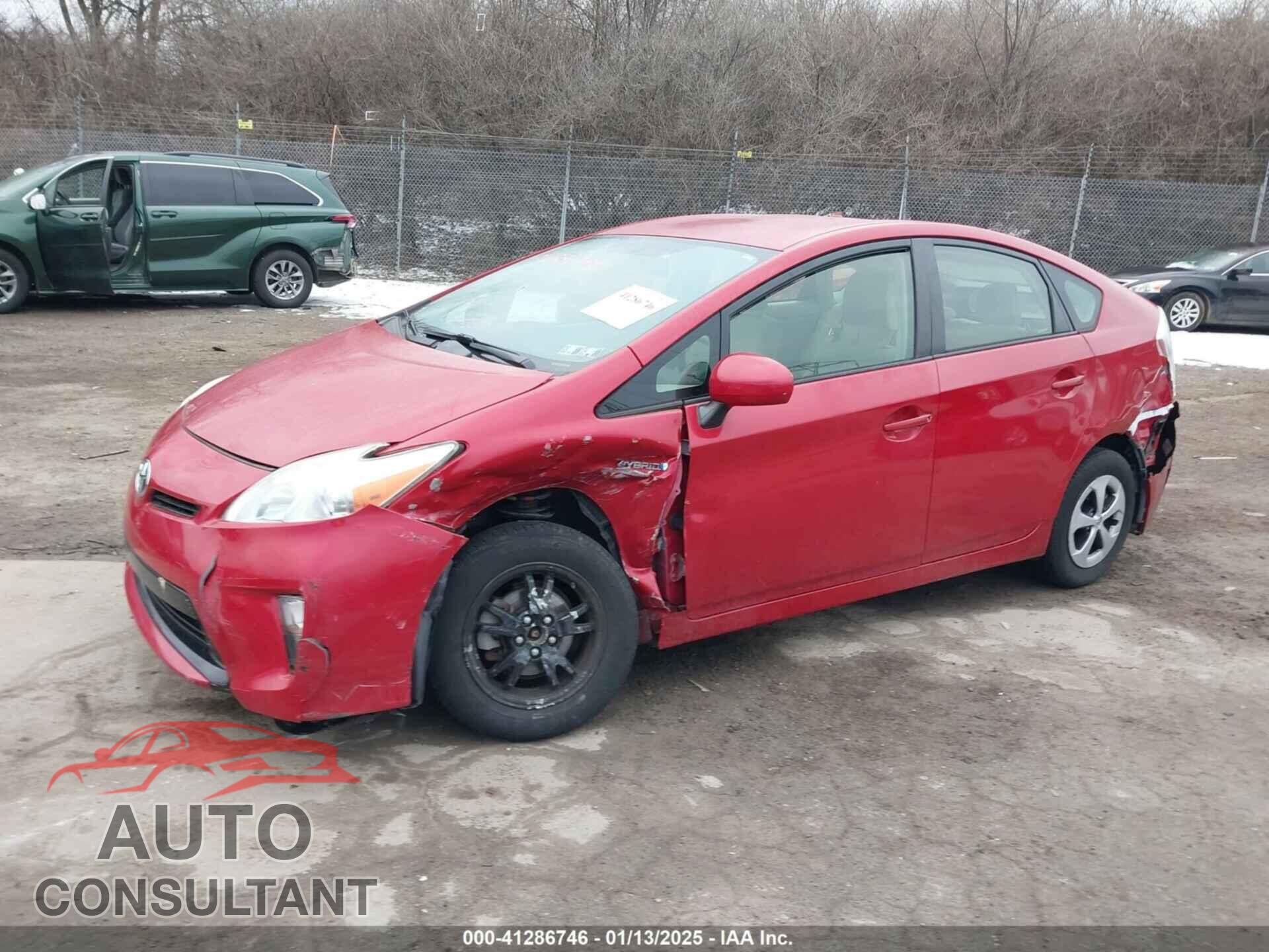 TOYOTA PRIUS 2012 - JTDKN3DU2C5487914
