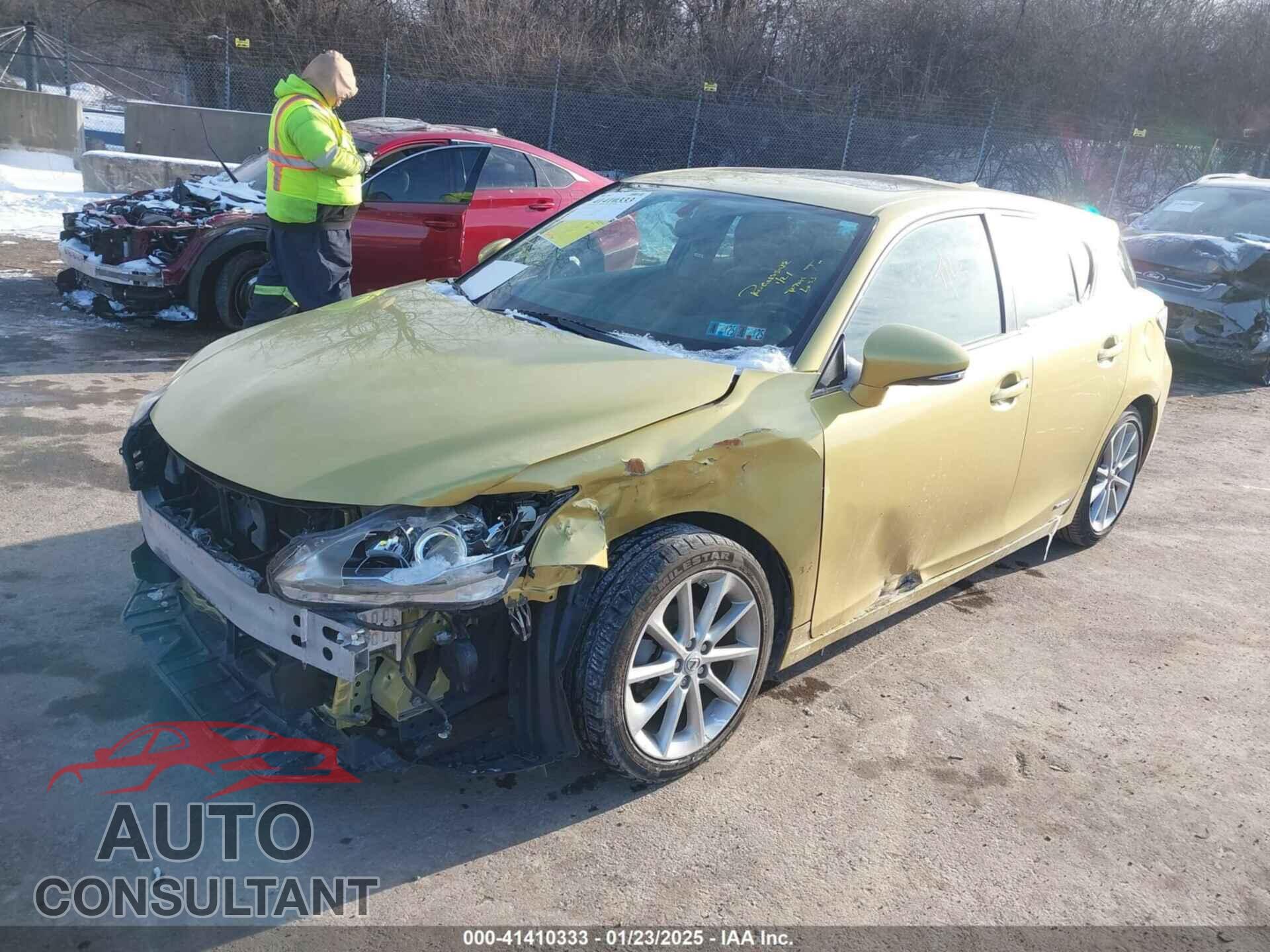 LEXUS CT 200H 2012 - JTHKD5BH8C2077347