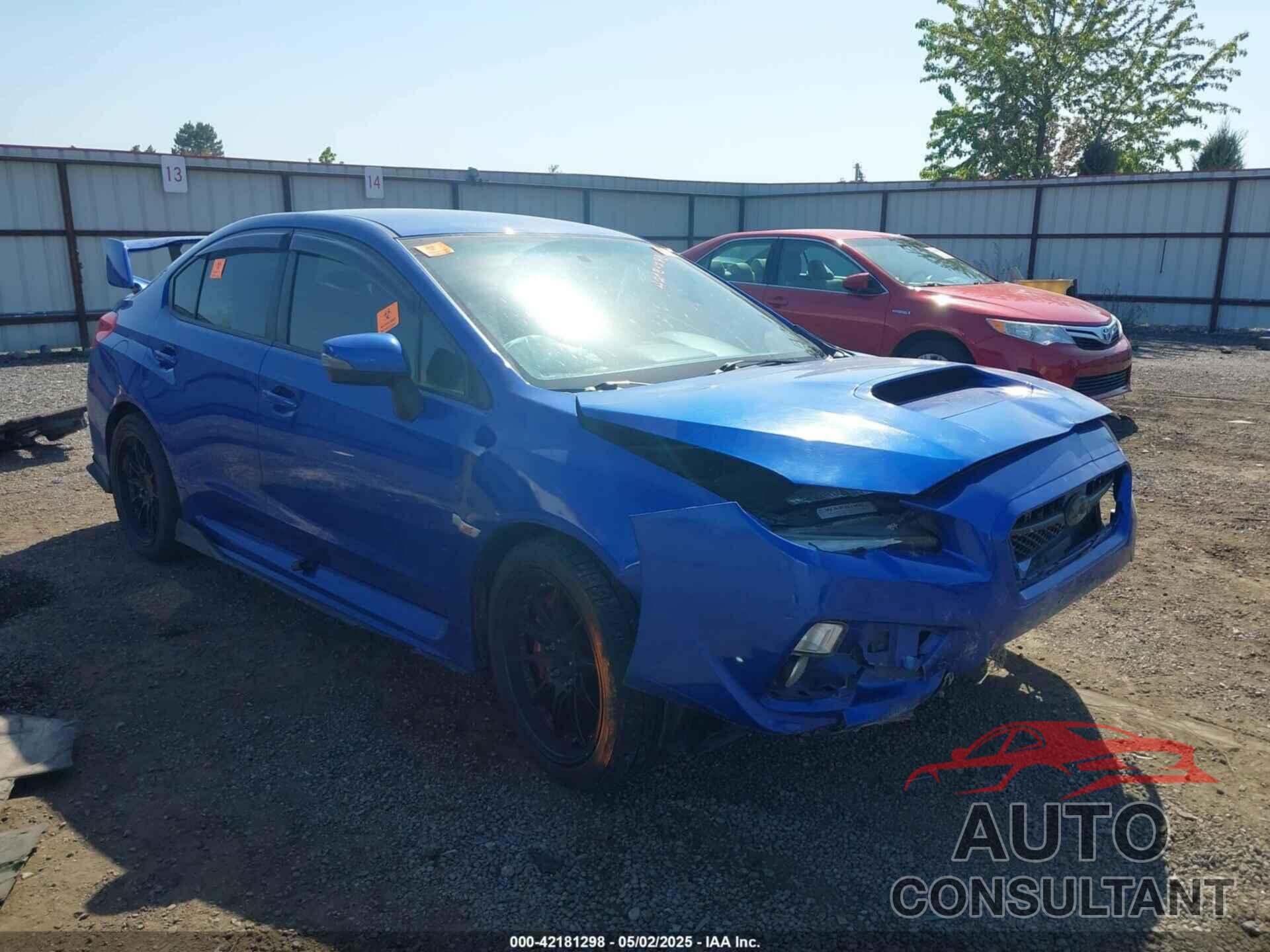 SUBARU WRX STI 2015 - JF1VA2L63F9828858