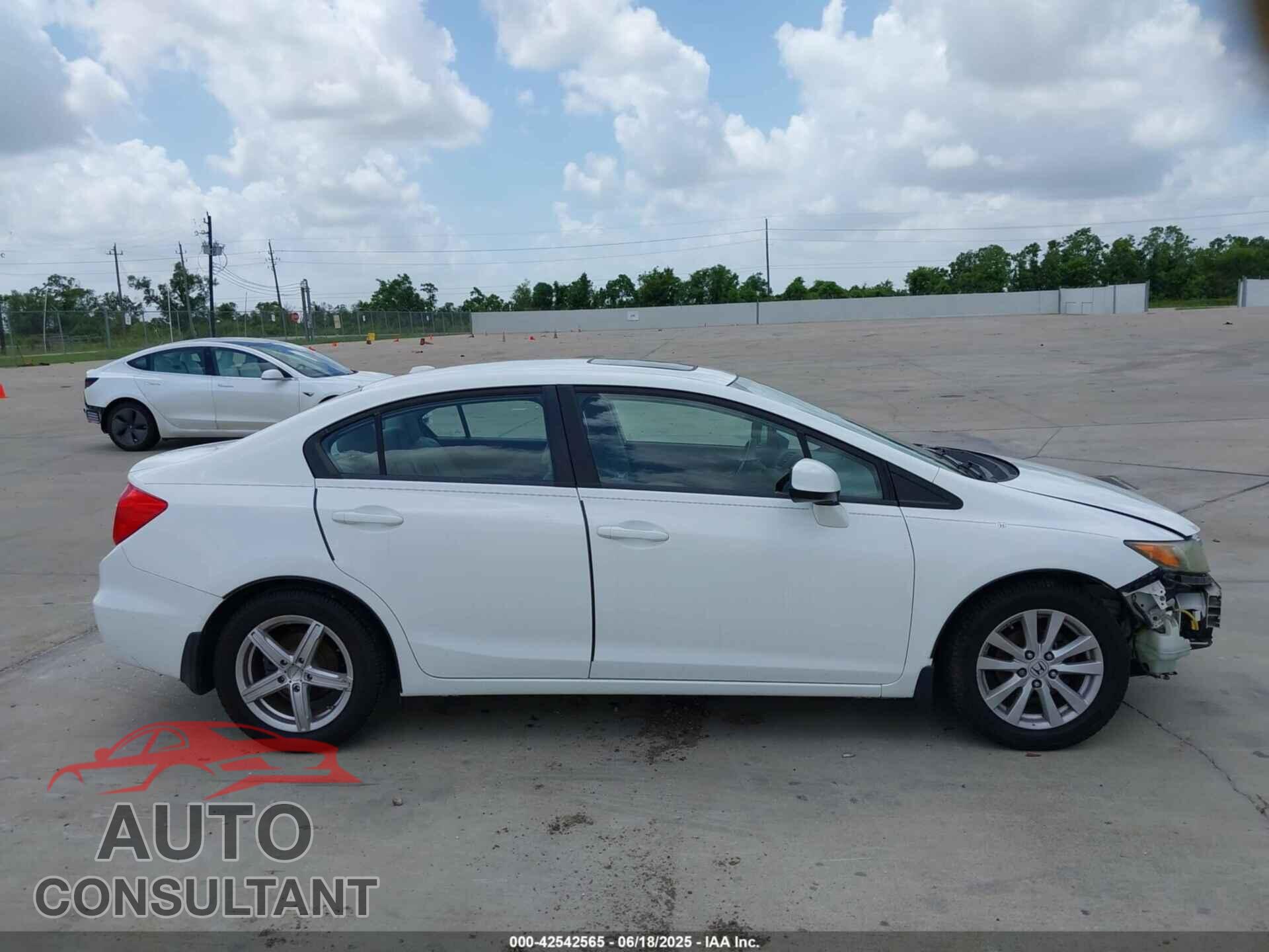 HONDA CIVIC 2012 - 19XFB2F90CE036269