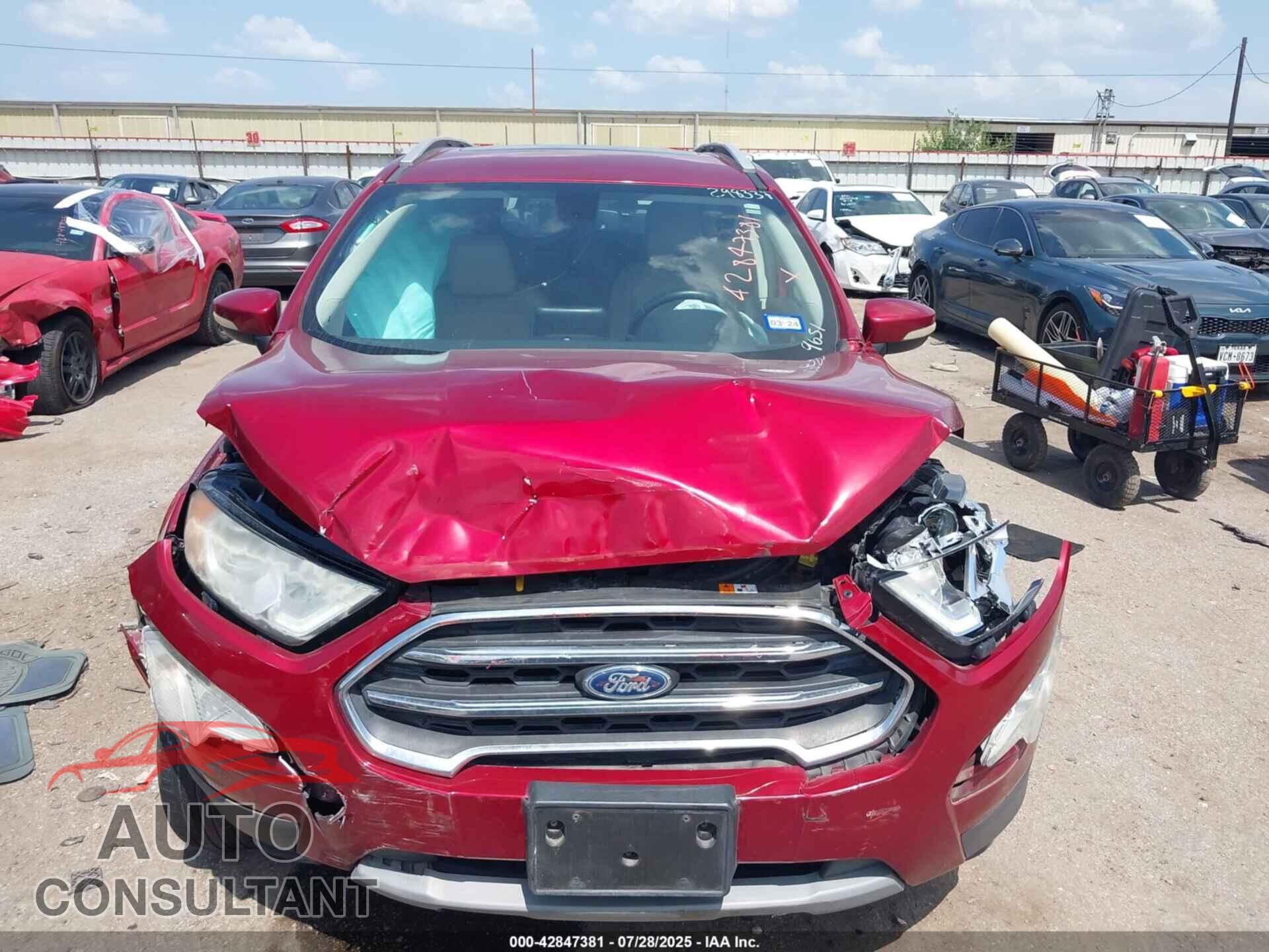 FORD ECOSPORT 2019 - MAJ6S3KL2KC279651