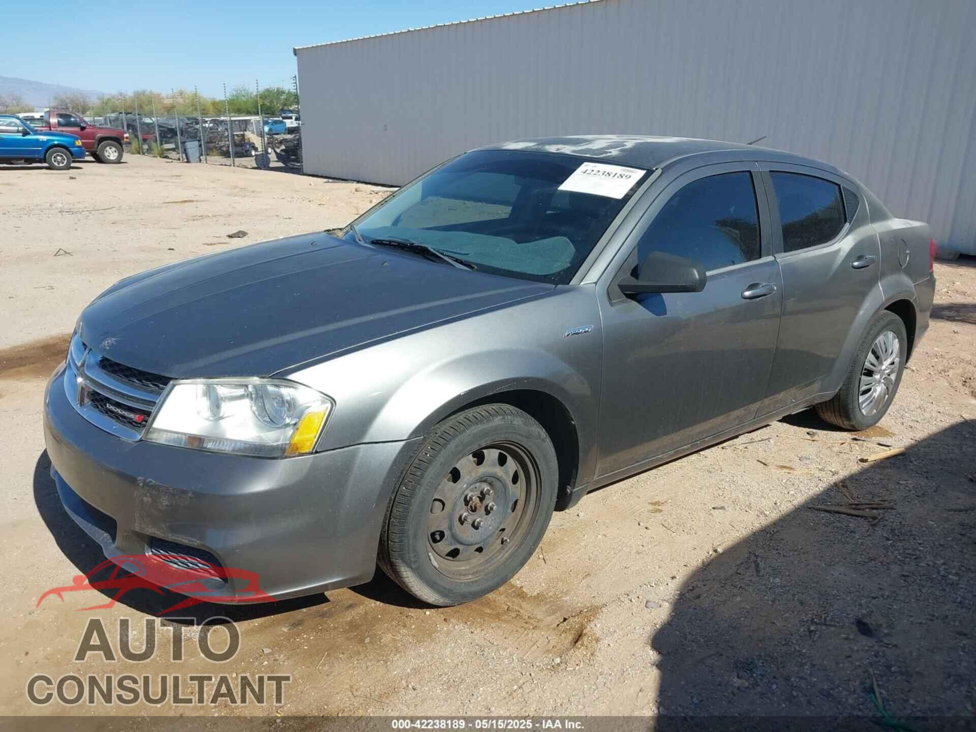DODGE AVENGER 2013 - 1C3CDZAB2DN591936