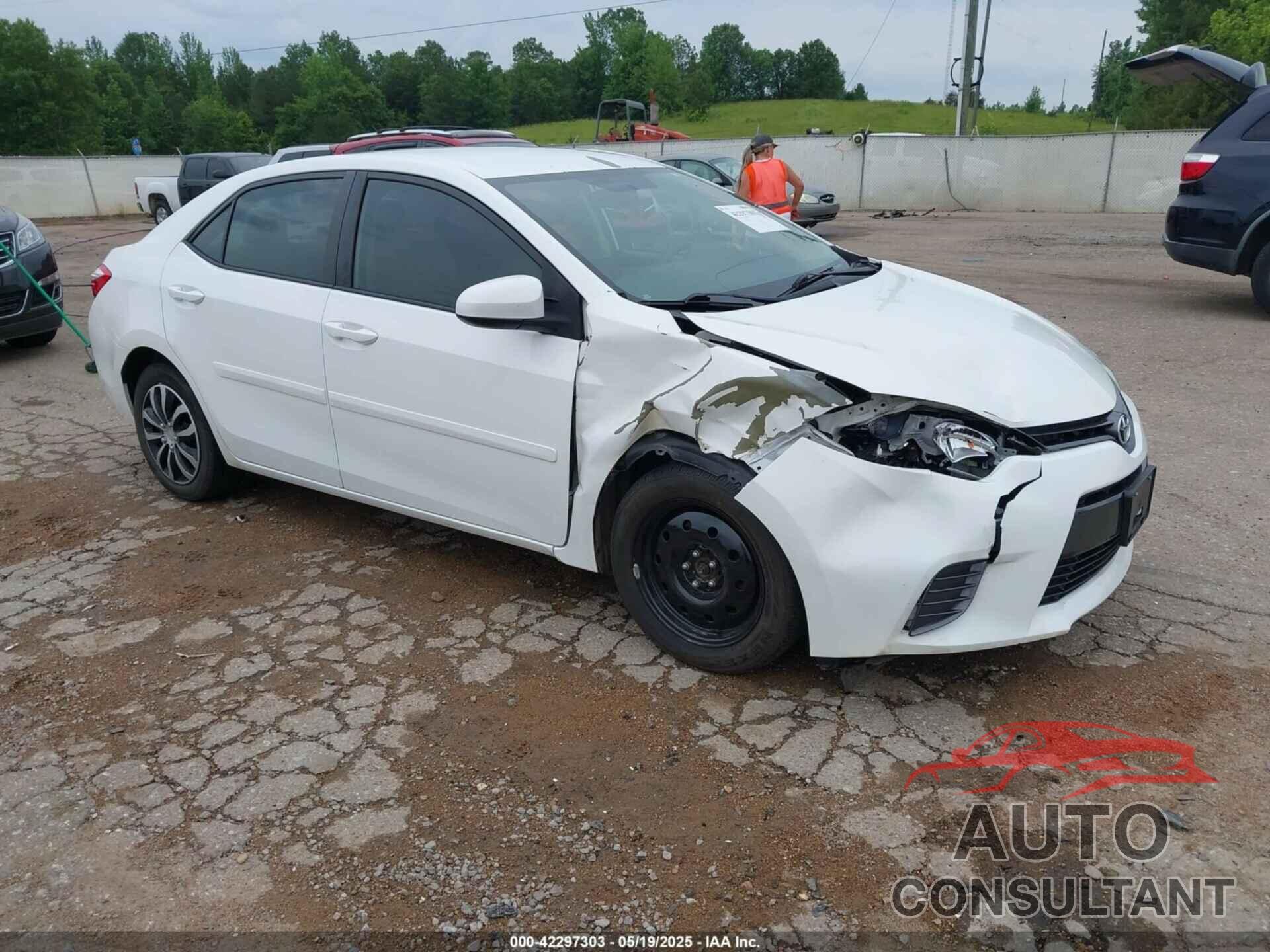 TOYOTA COROLLA 2015 - 5YFBURHE3FP336242