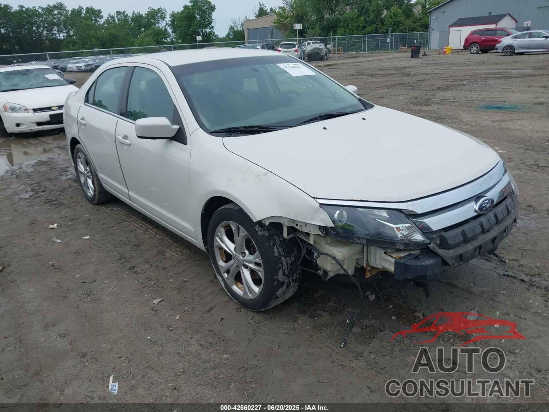 FORD FUSION 2012 - 3FAHP0HA9CR419440