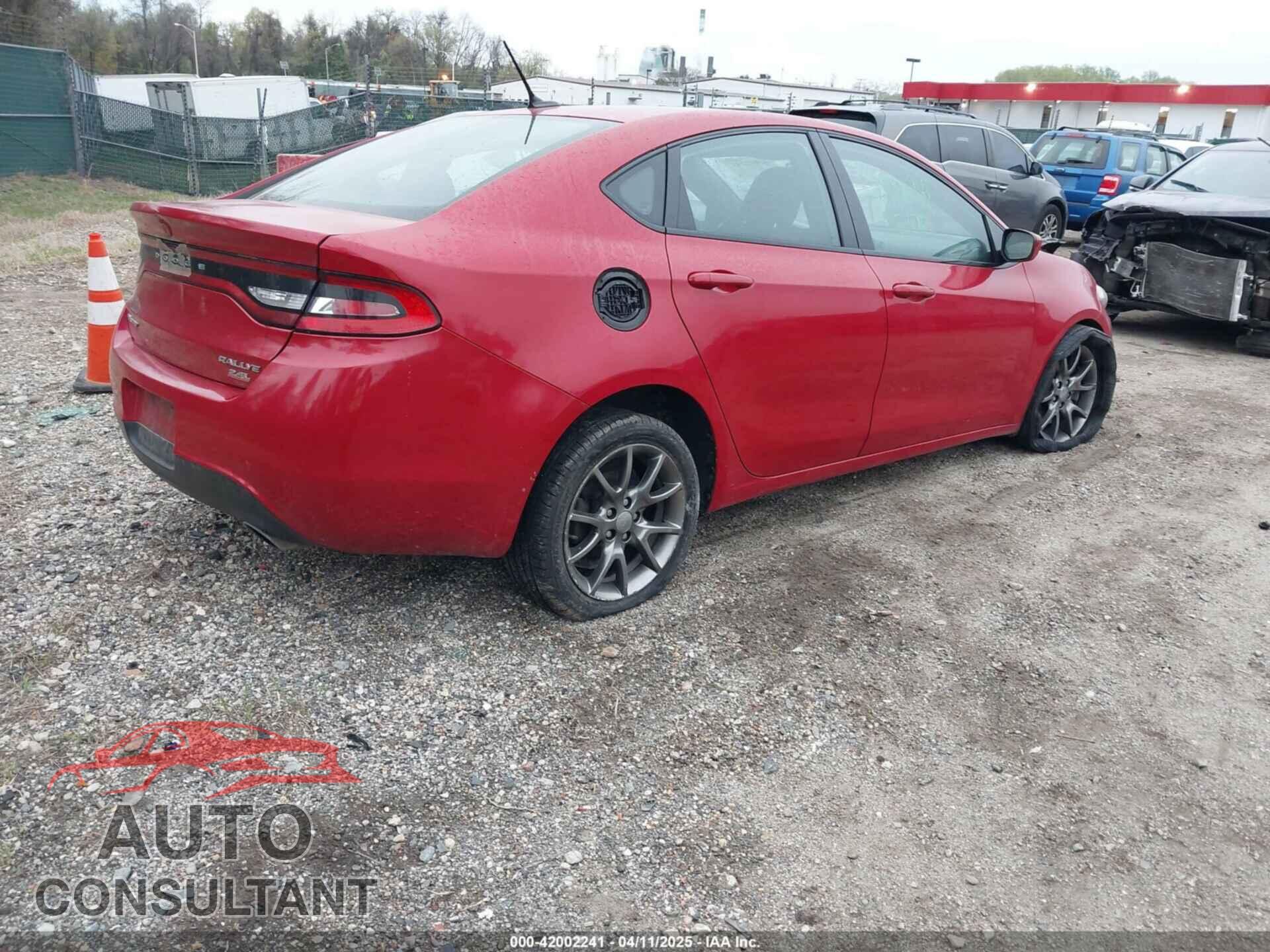 DODGE DART 2014 - 1C3CDFBB5ED825491