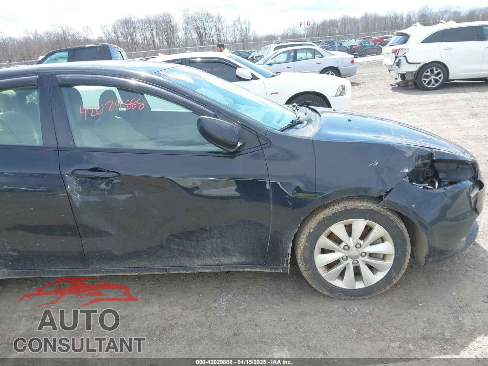 DODGE DART 2014 - 1C3CDFBB7ED801578