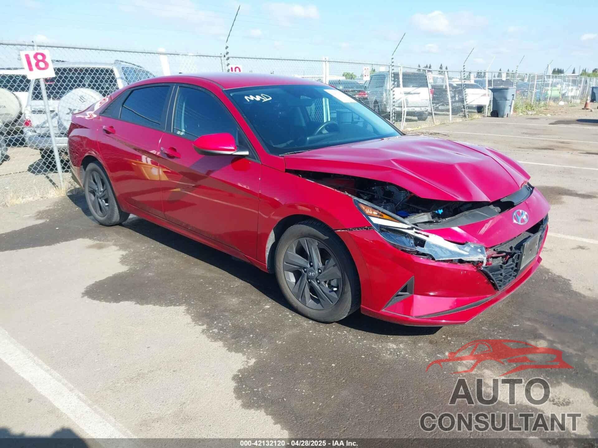 HYUNDAI ELANTRA 2021 - KMHLS4AG8MU195768